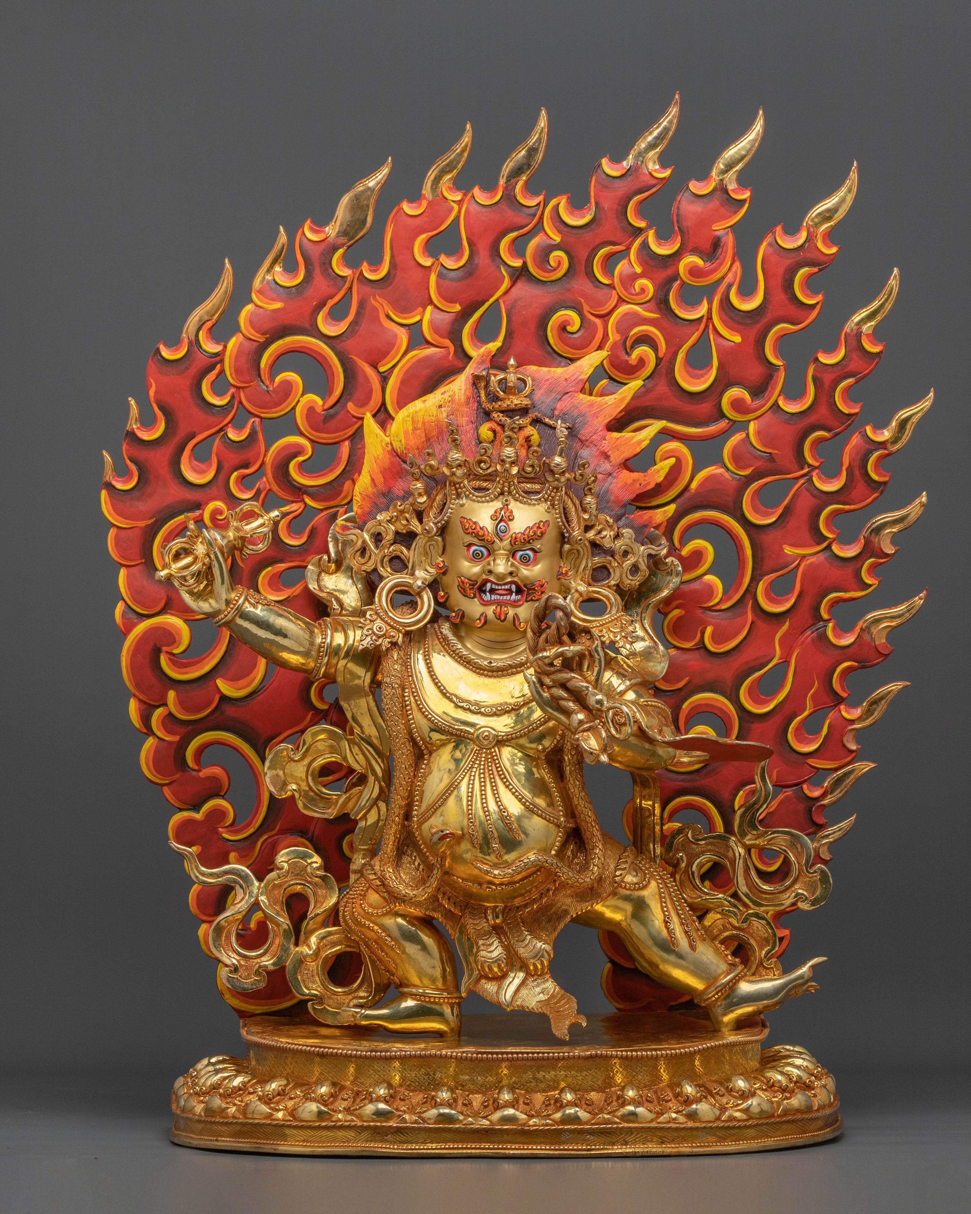 Vajrapani Fierce Buddhist Guardian Figure