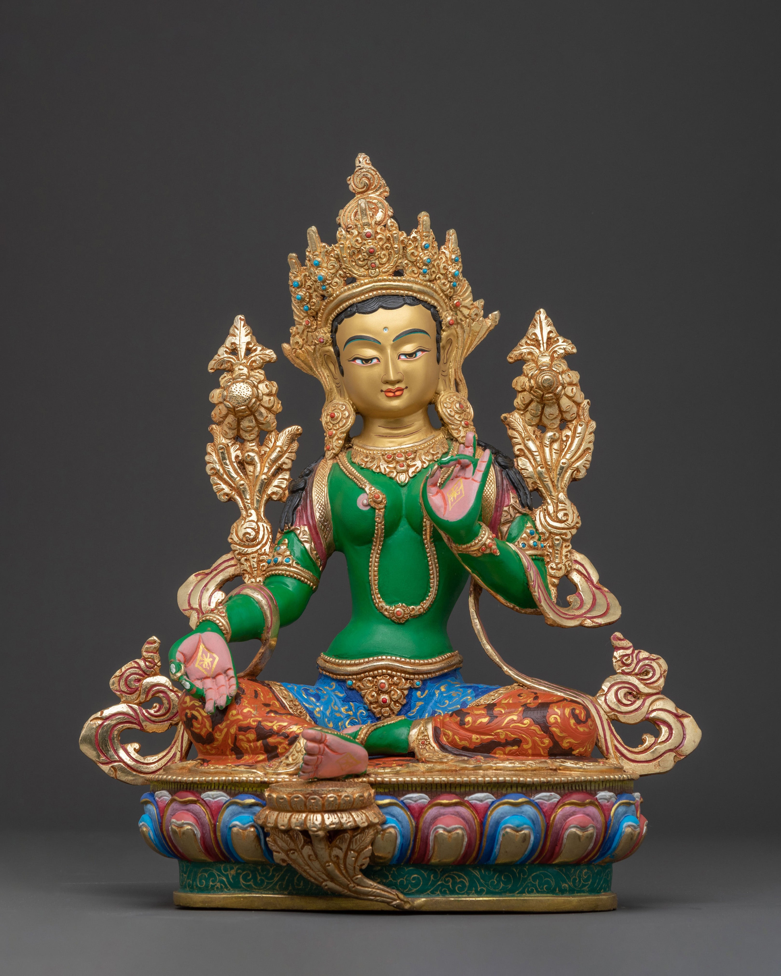 Green Tara Statue