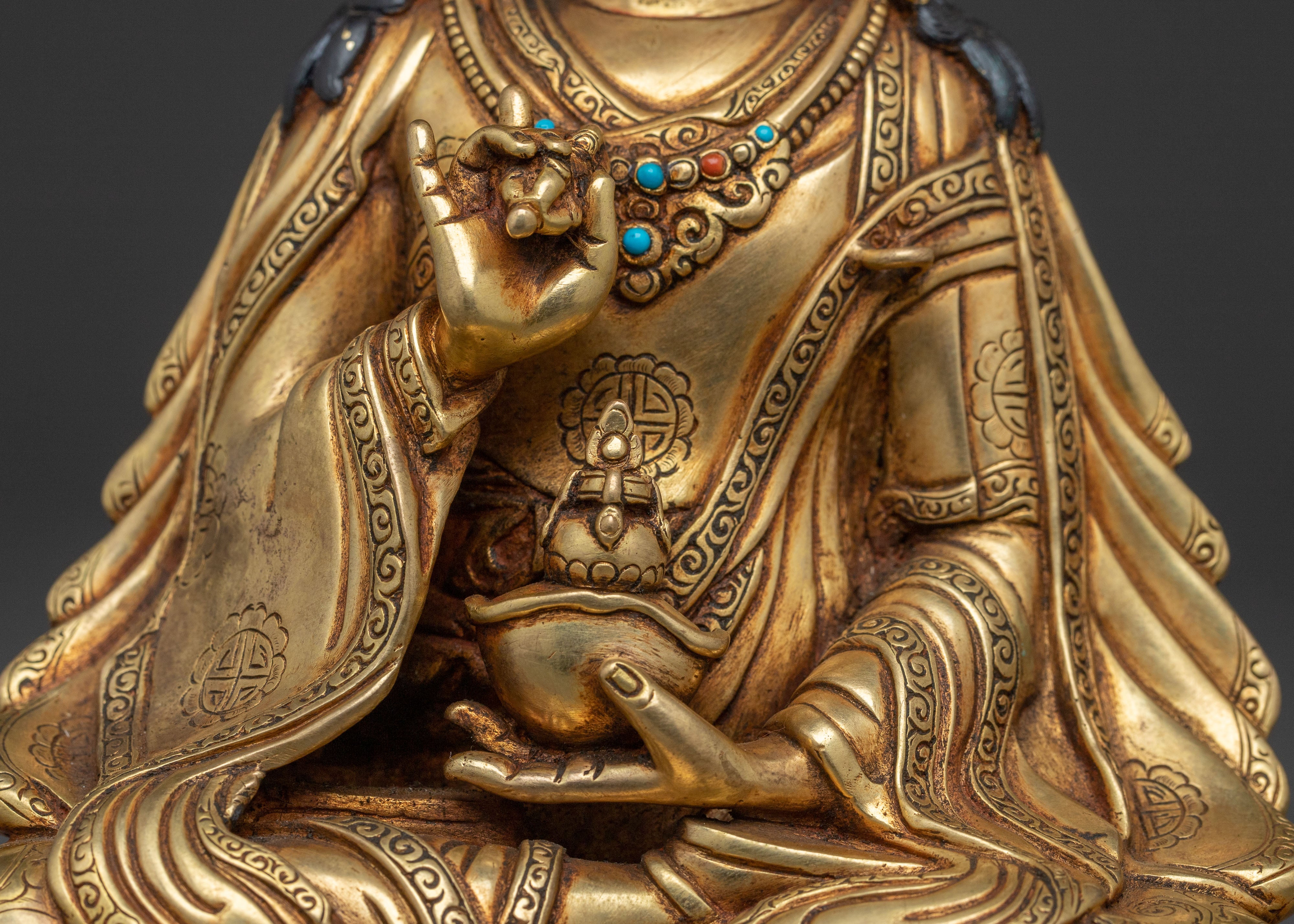 Guru Tsokye Dorje Wisdom Statue | Spiritual Decor