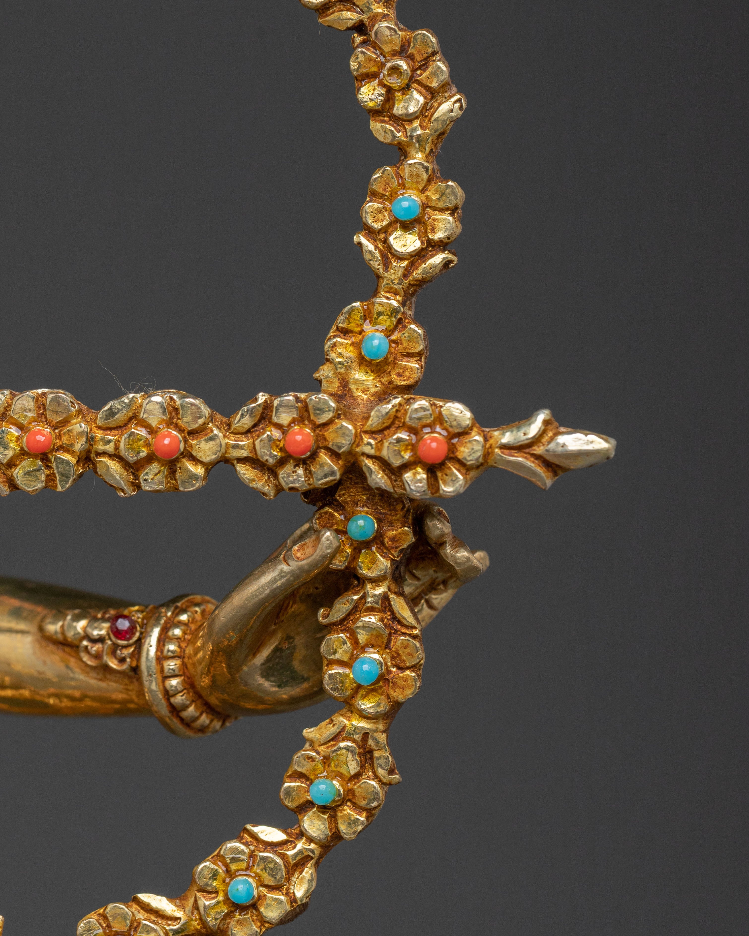 Kurukulla Statue | 24K Gold Glided Buddhist Dakini