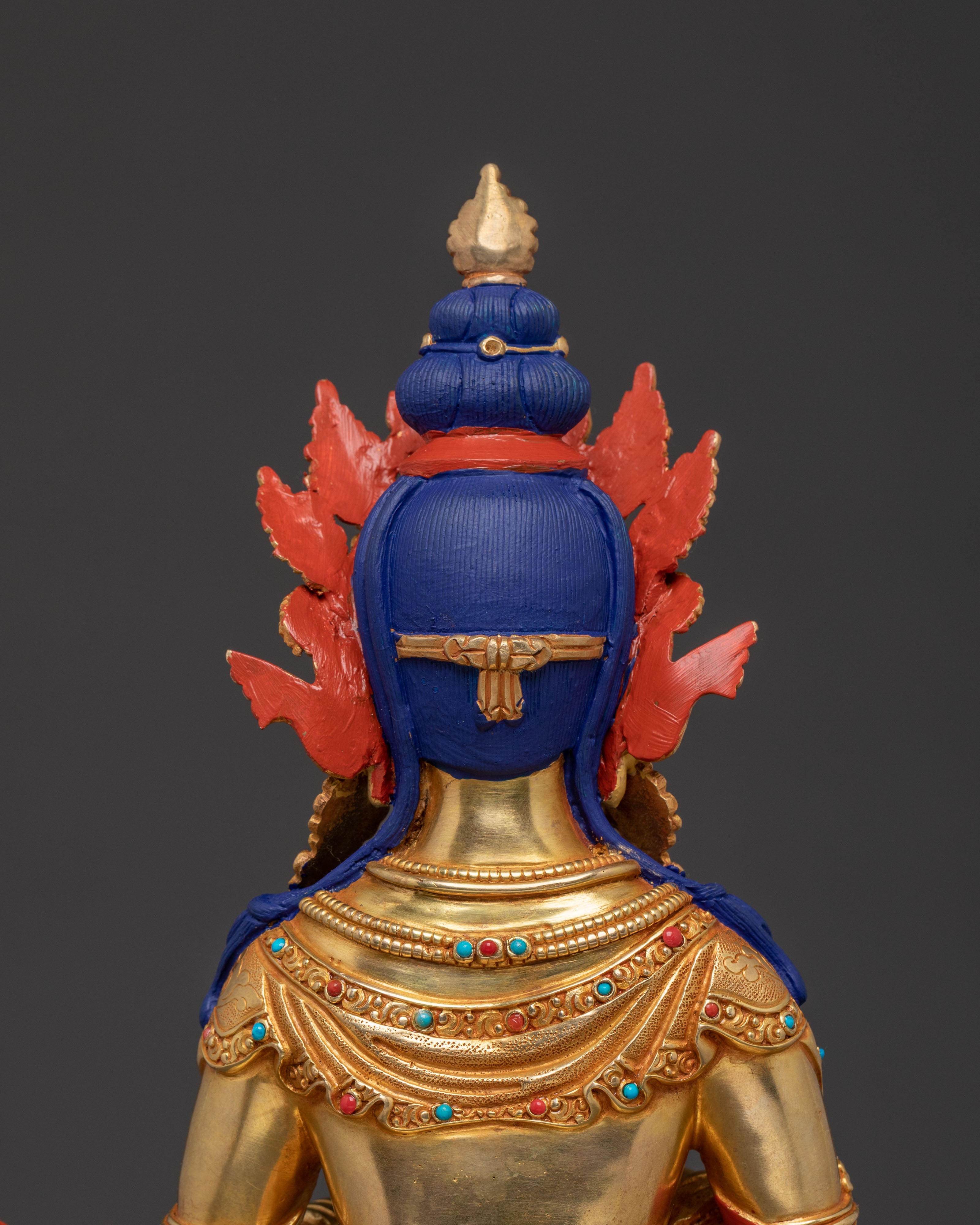 Samantabhadra Golden Statue | Altar Decor