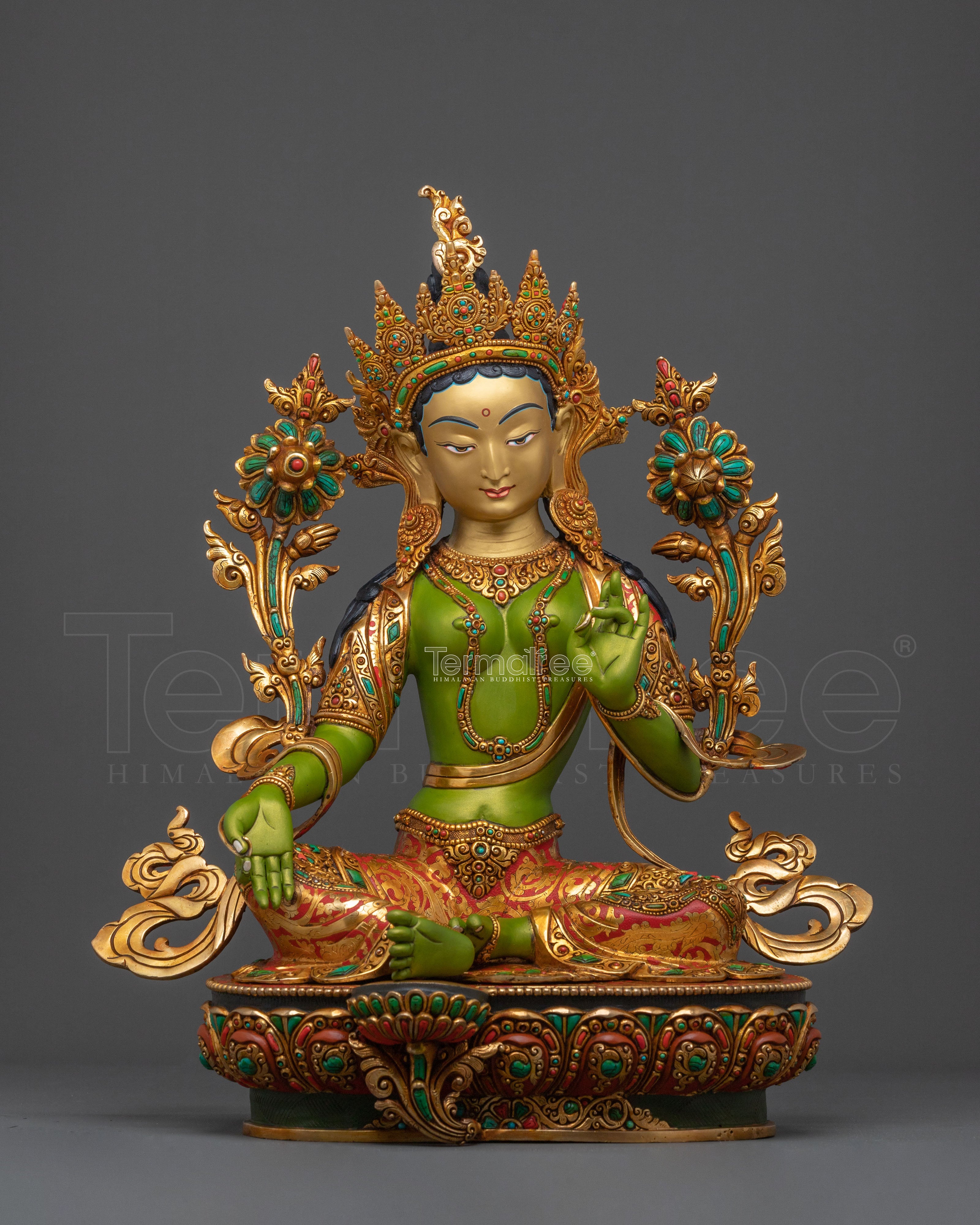 Green Tara Statue 