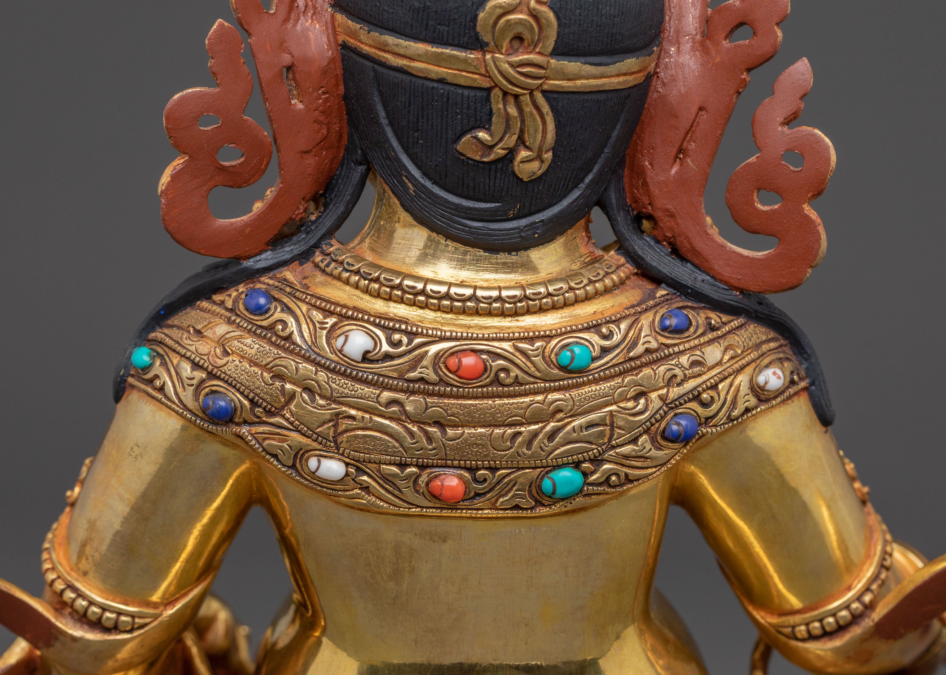 Golden Dzambhala Sacred Statue