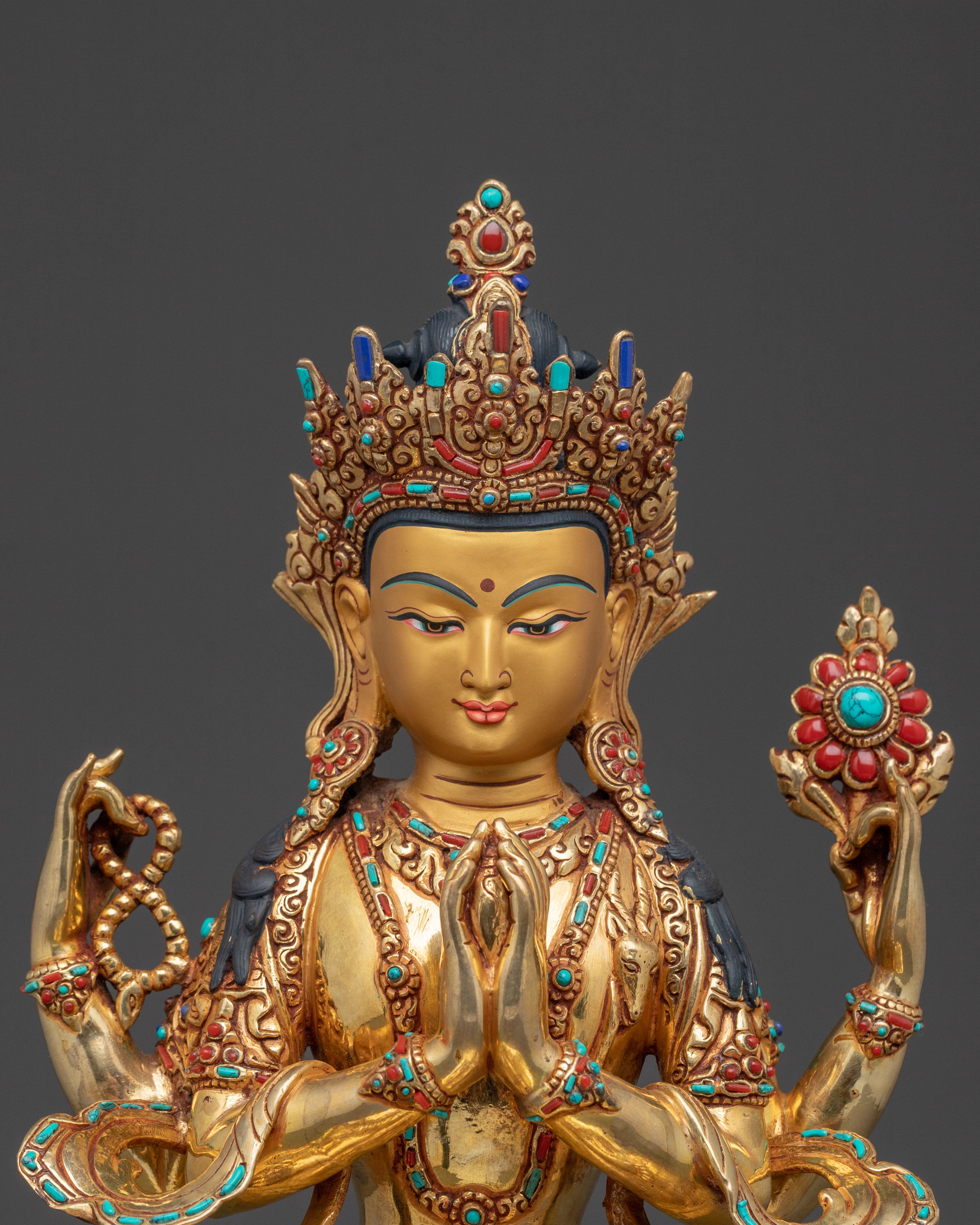 Chenrezig Sacred Statue | Altar Home Decor