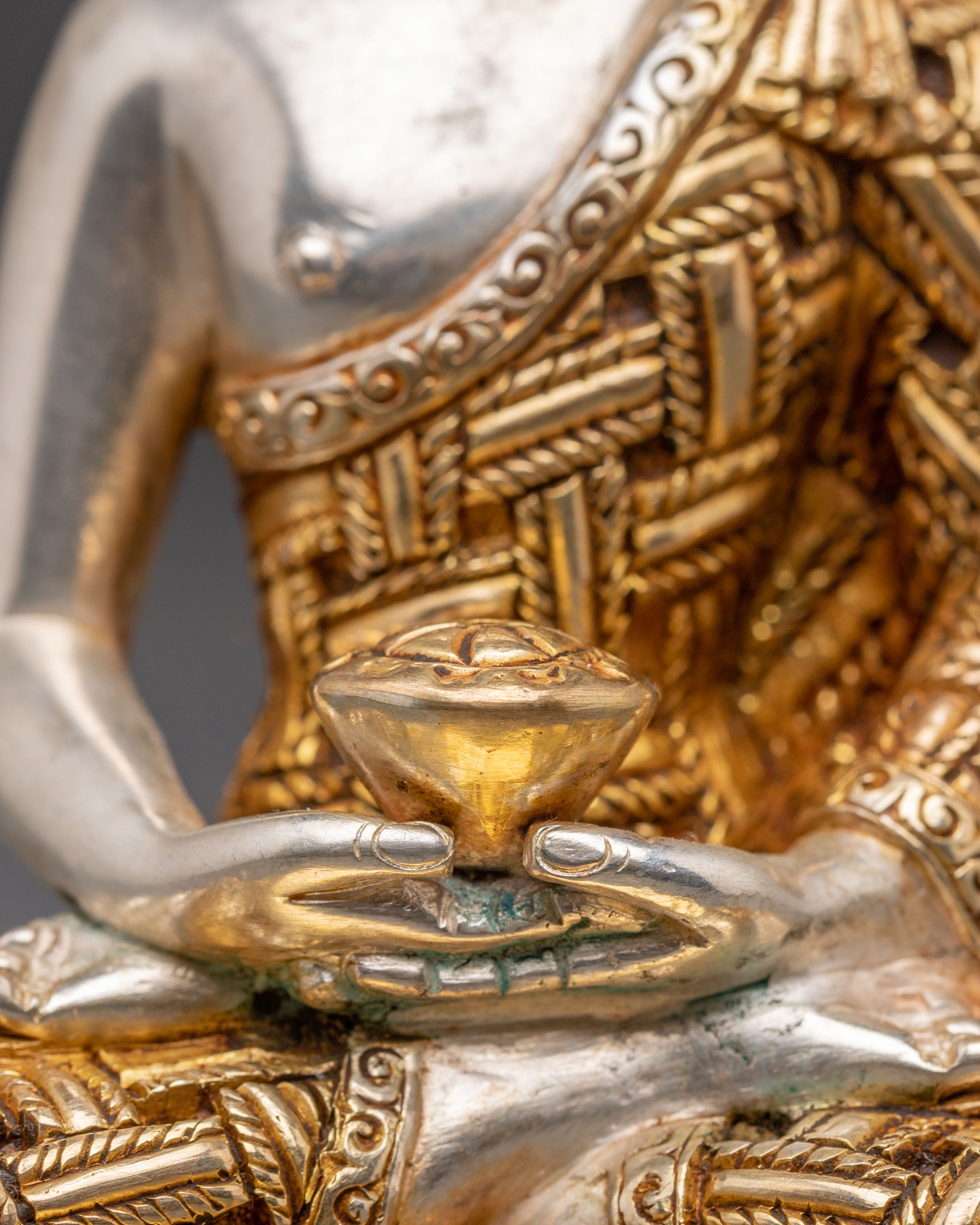 Three Buddha Set: Shakyamuni, Amitabha, and Medicine Buddha for Altar