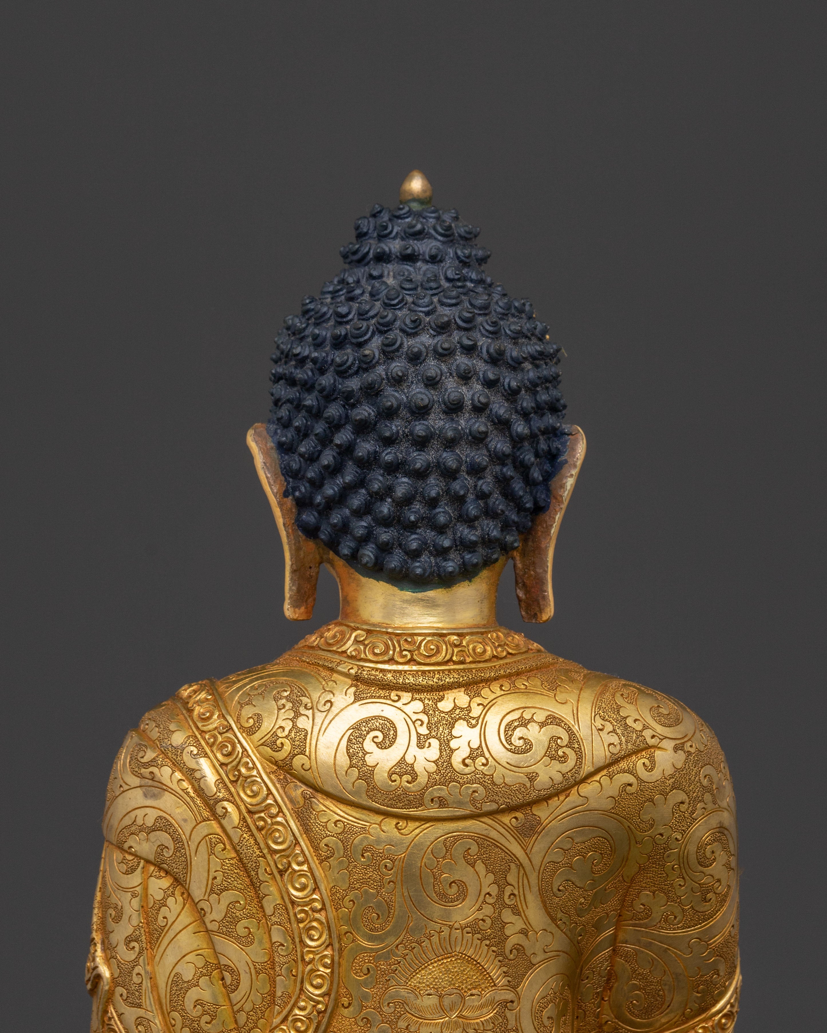 Shakyamuni Buddha Golden Statue | Peaceful Presence