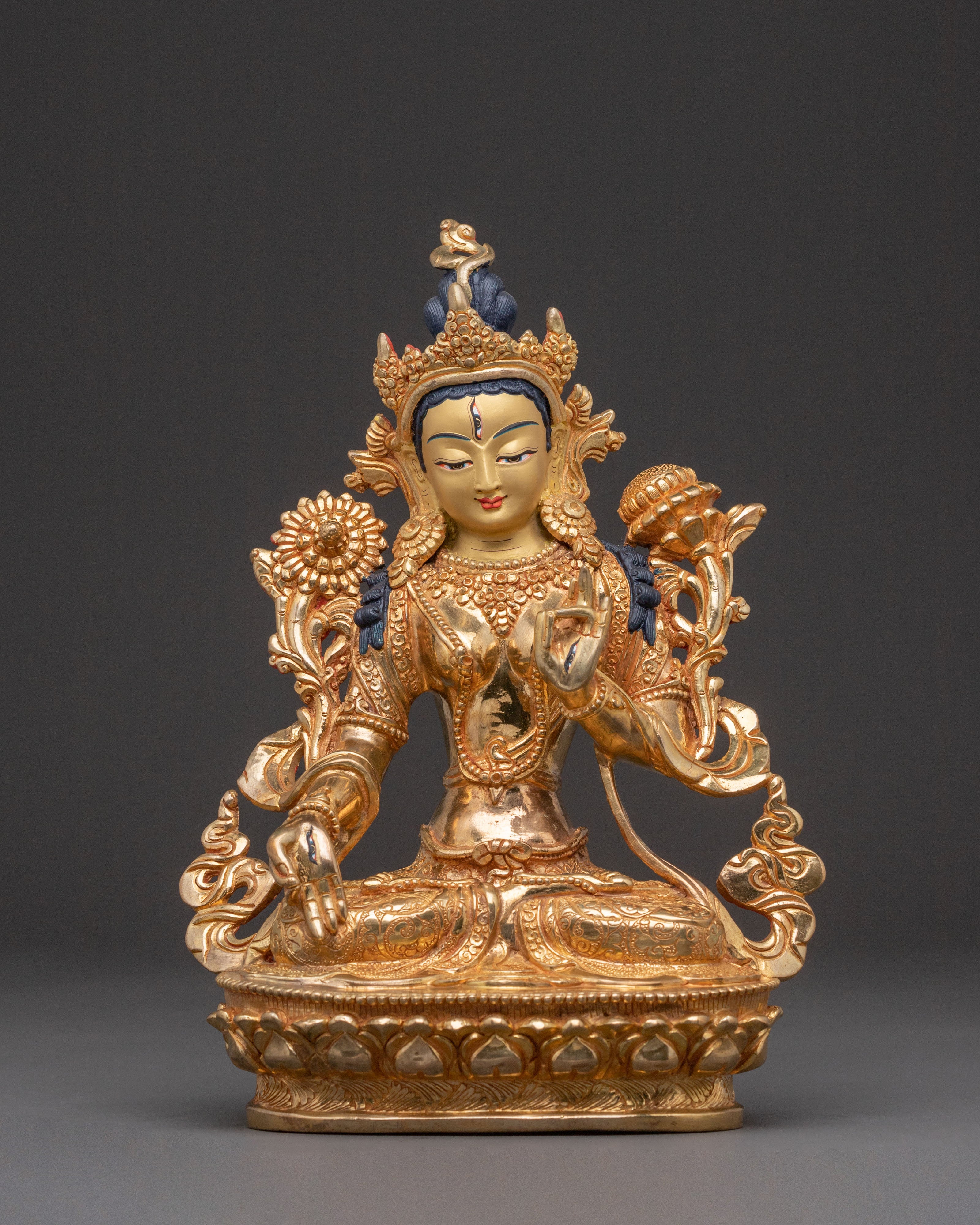 White Tara Statue 