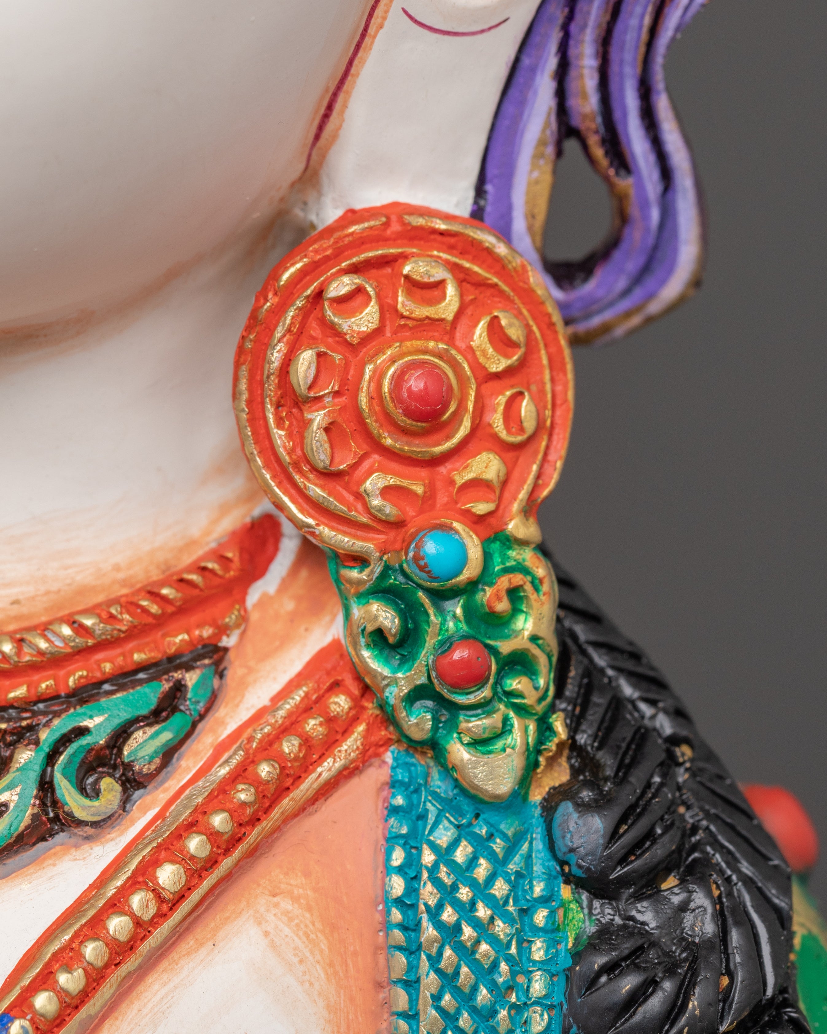 Sacred Vajrasattva Handcrafted Statue | Buddhist Purification Deity