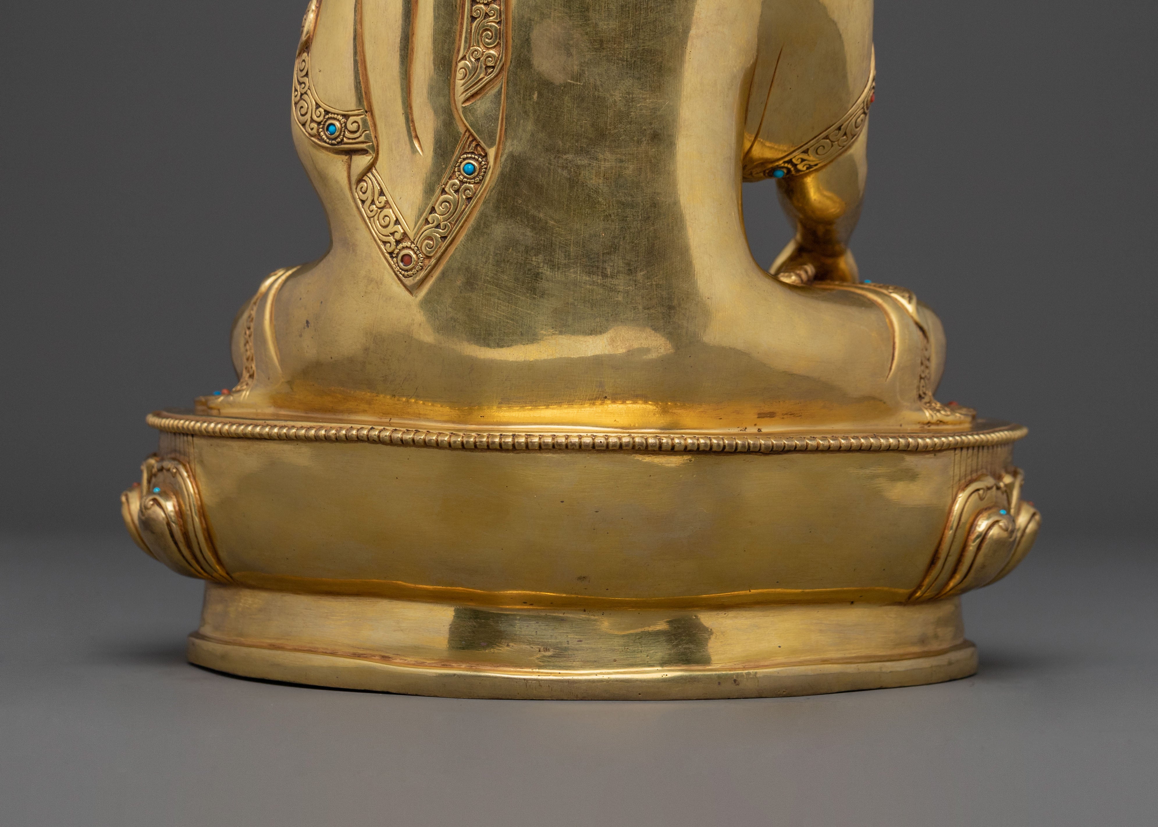 Mitrugpa Sacred Buddha Statue with Antique Finish
