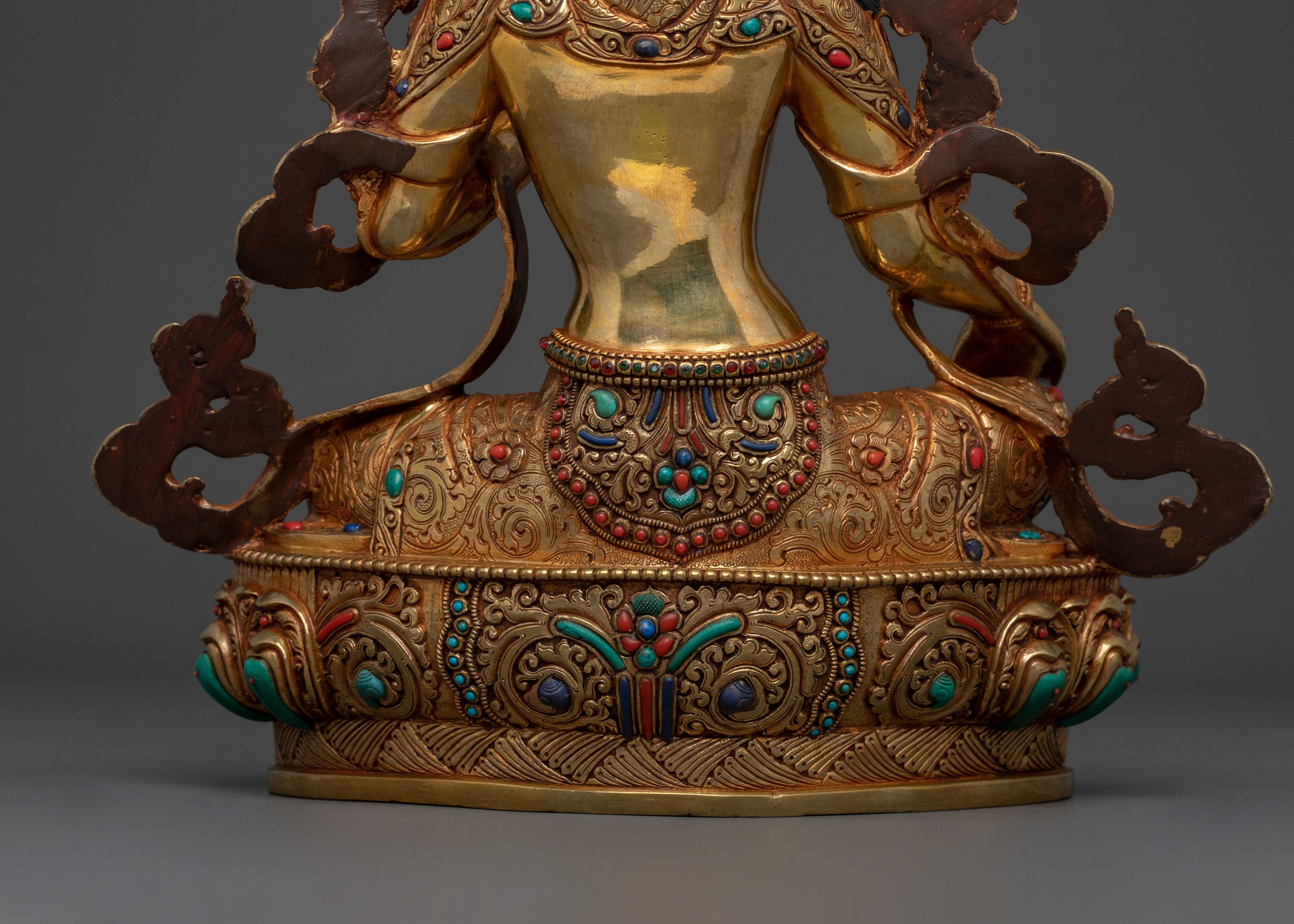 Green Tara Sacred Figurine | Tibetan Buddhist Goddess