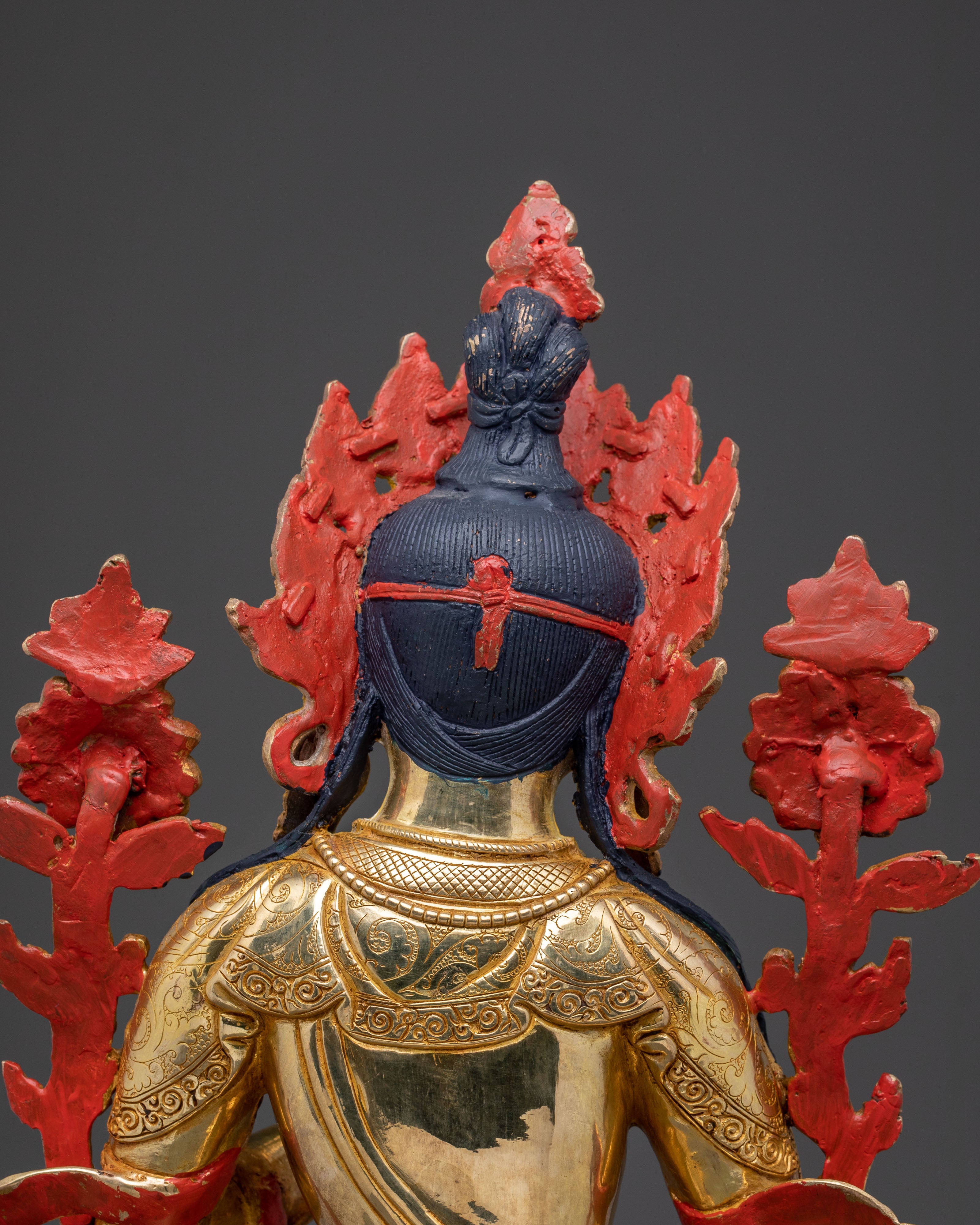 Buddhist Goddess Green Tara Spiritual Statue | Meditation and Protection Shrine