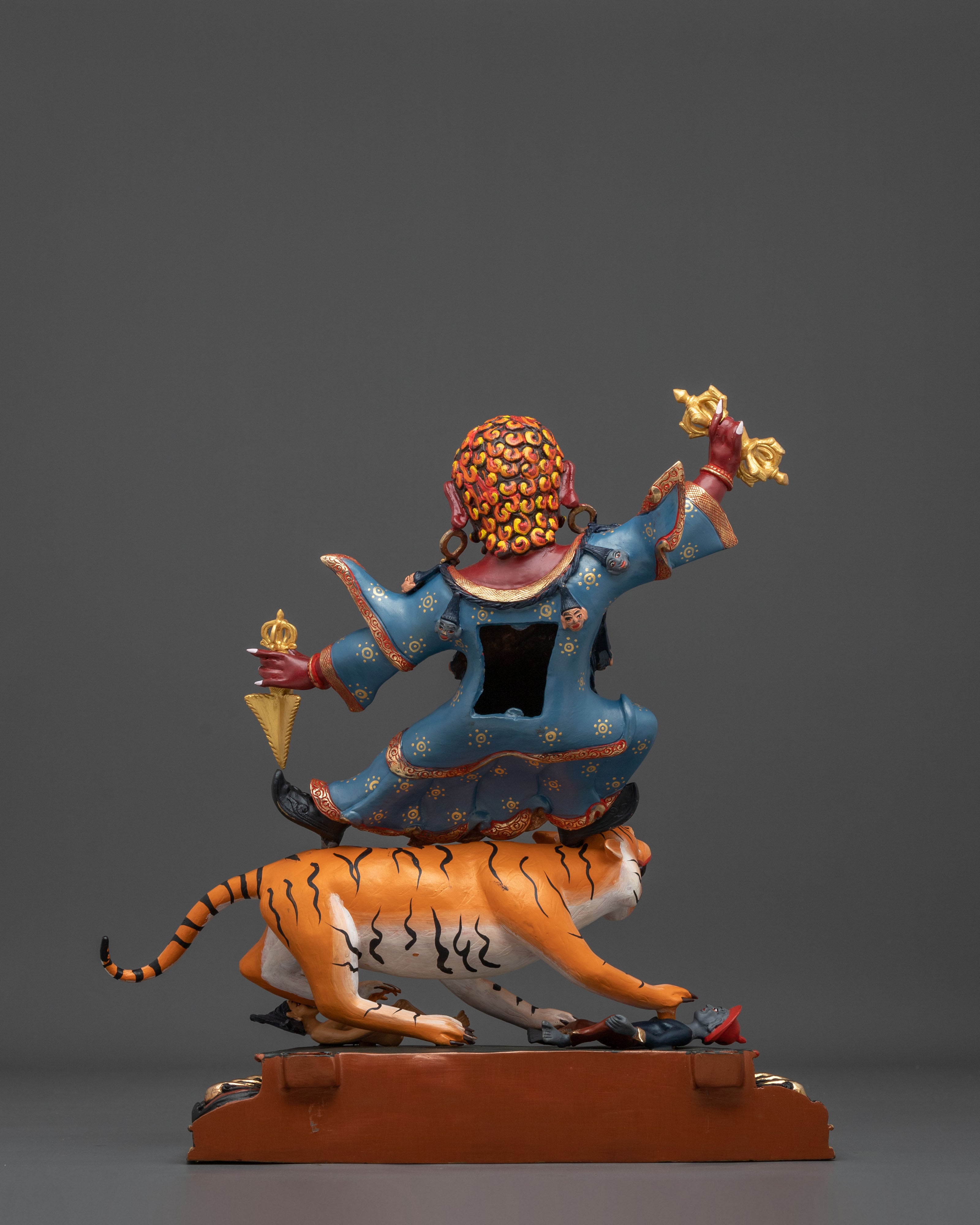 Dorje Drollo Copper Statue | Wrathful Guru Rinpoche Form