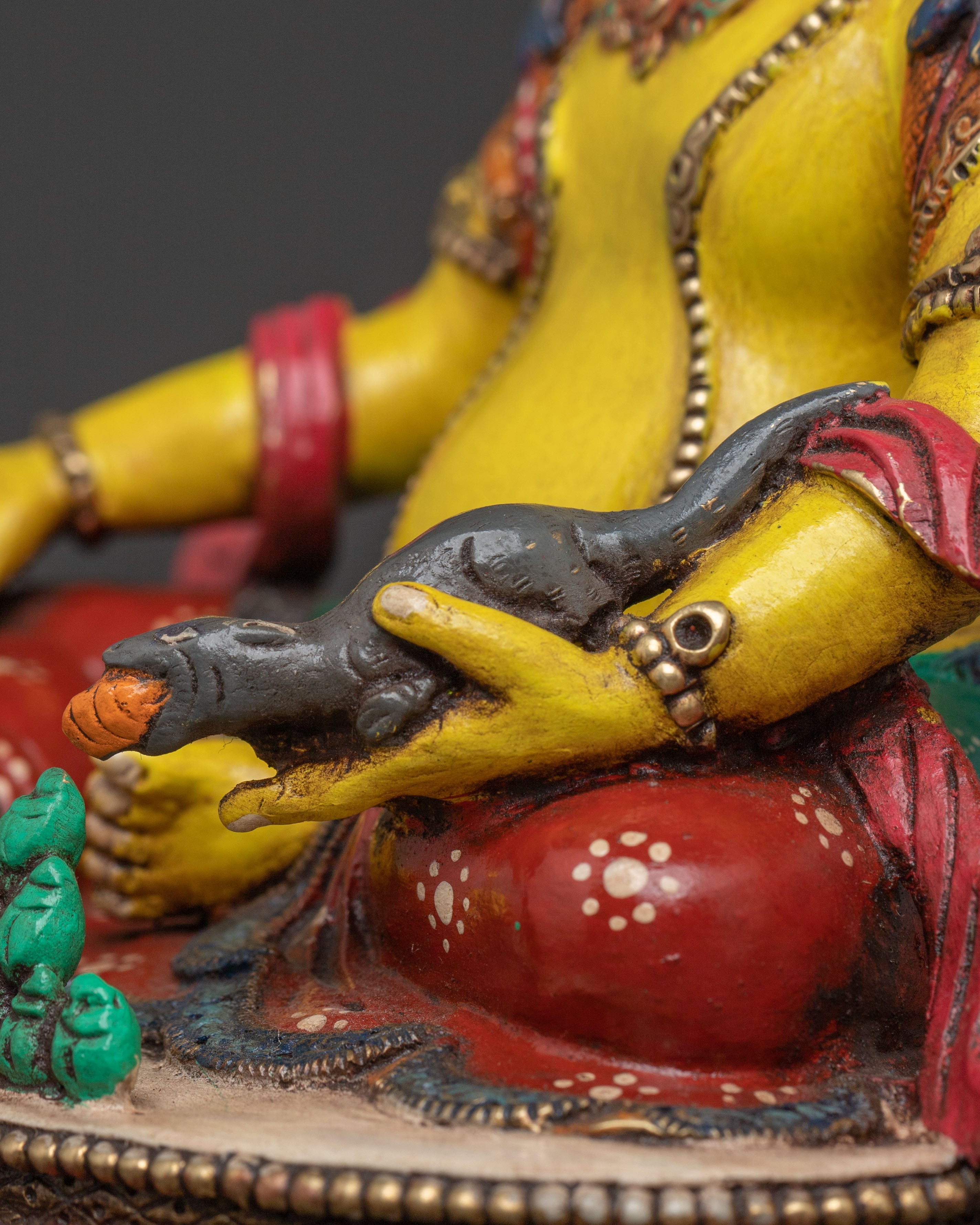 Handcrafted Dzambhala Statue | Tibetan Wealth Deity