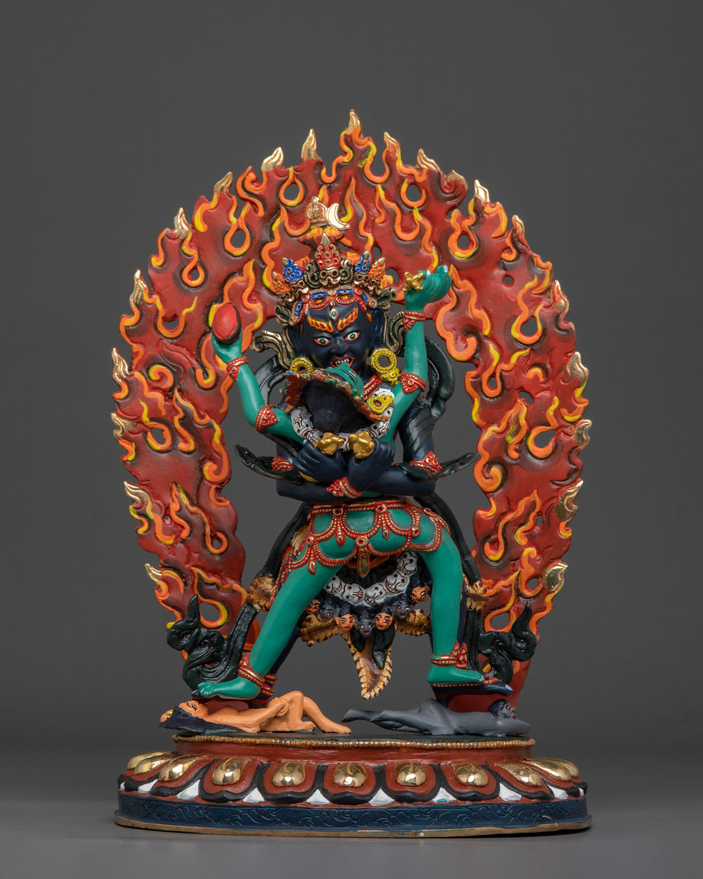 Kalachakra Sacred Sculpture with Consort | Home Decor