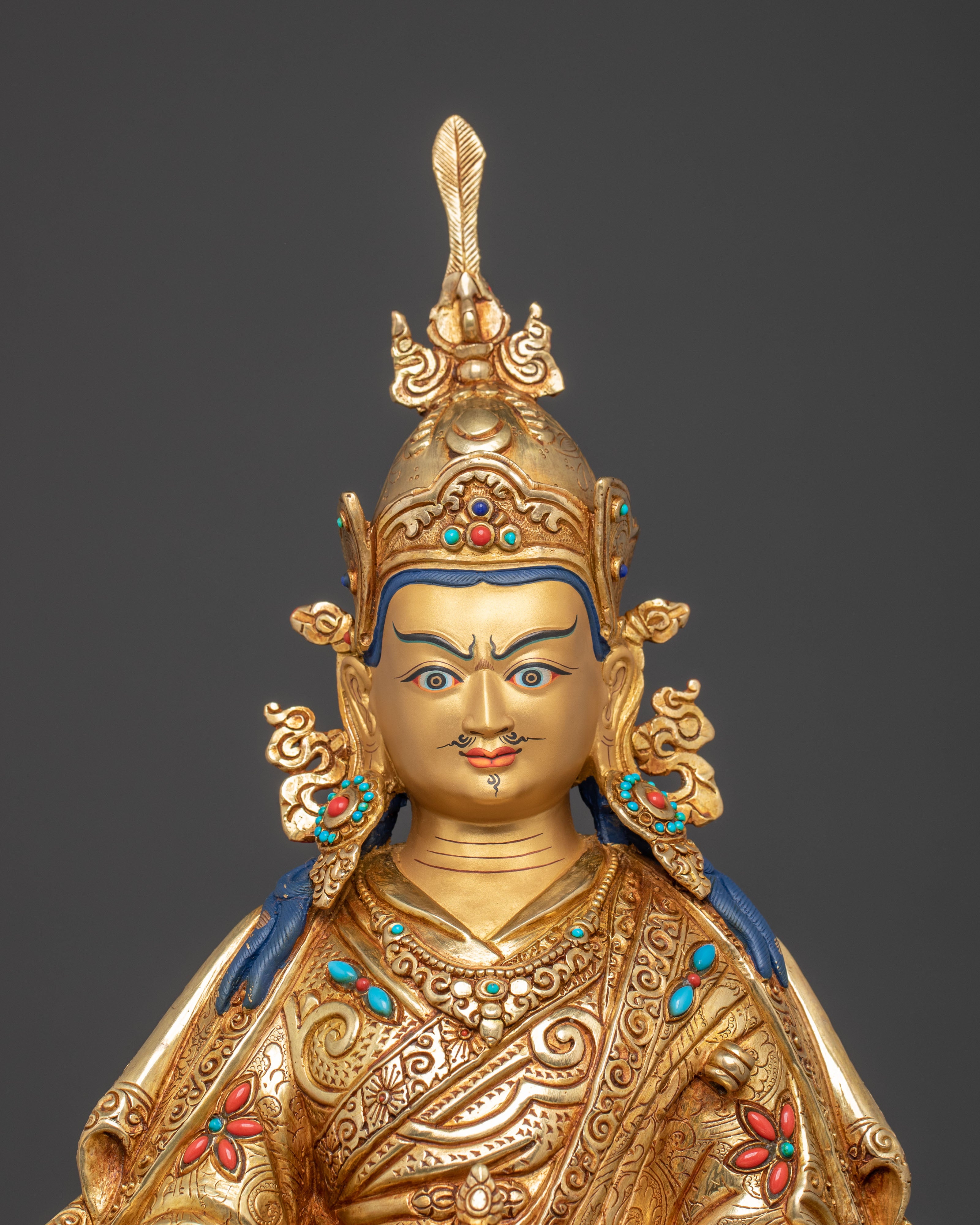 Handmade Buddhist Master Padmasambhava Statue | The Second Buddha