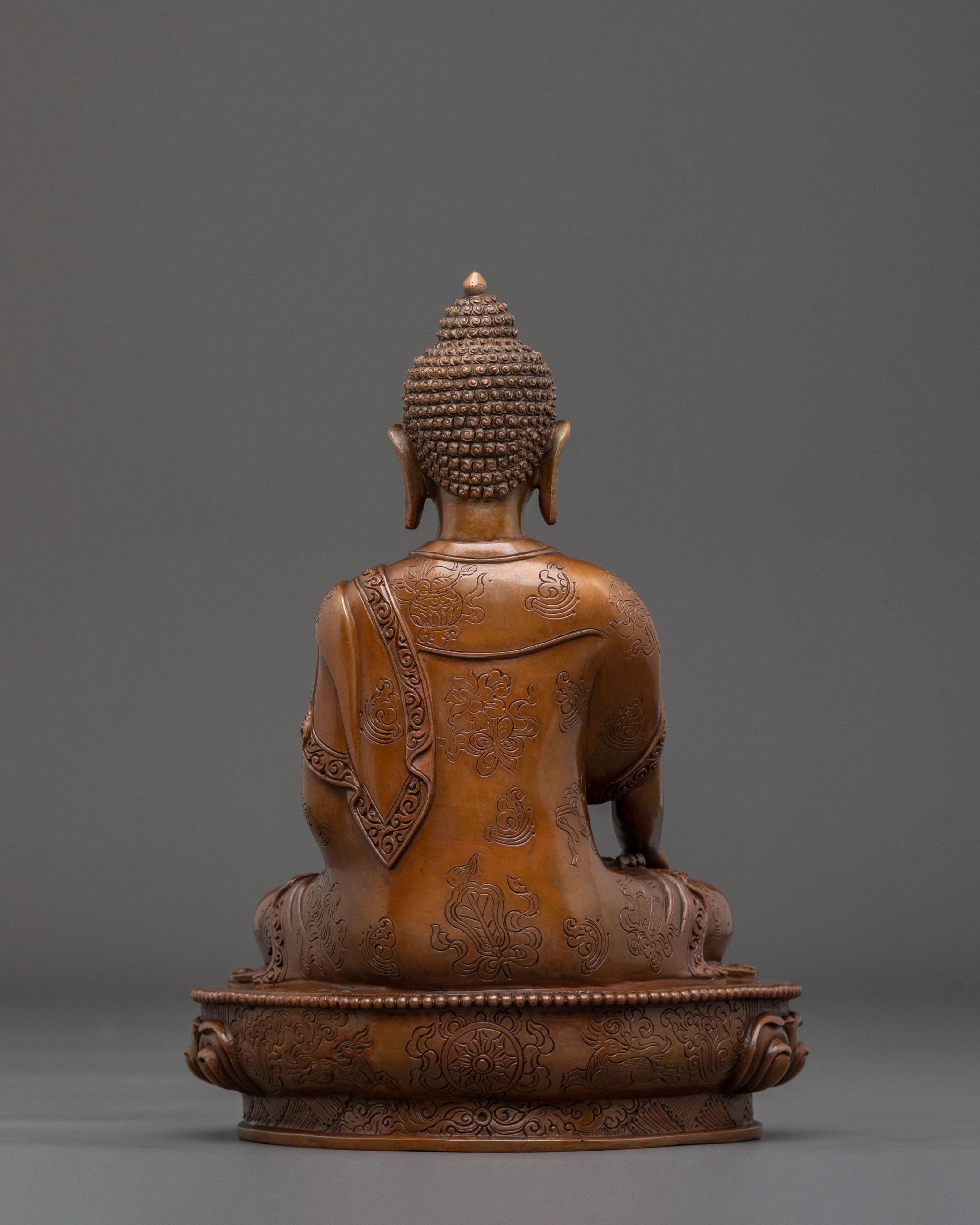Shakyamuni Buddha Oxidized Copper Statue | Enlightened One