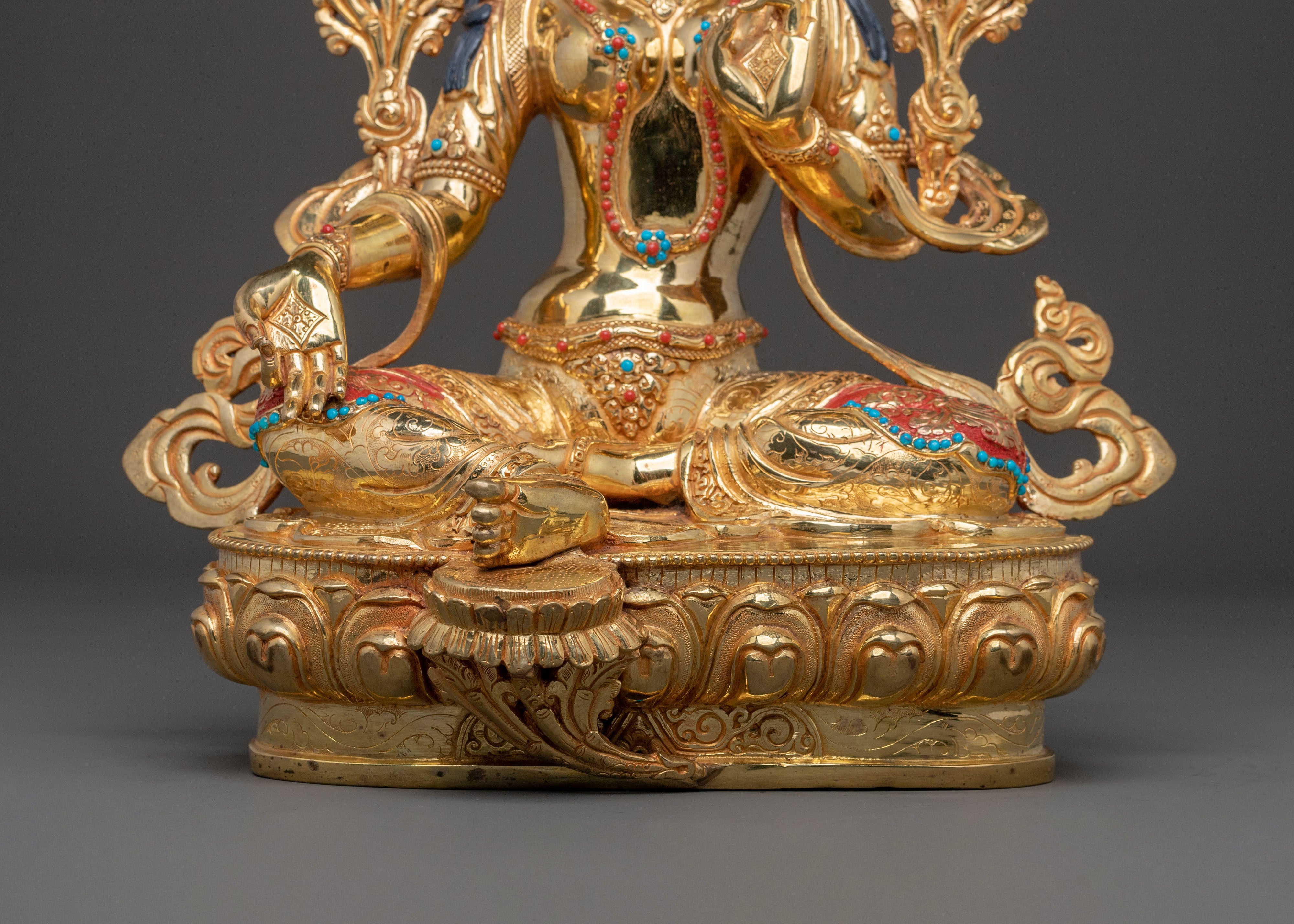 Green Tara Traditional Statue of Compassion