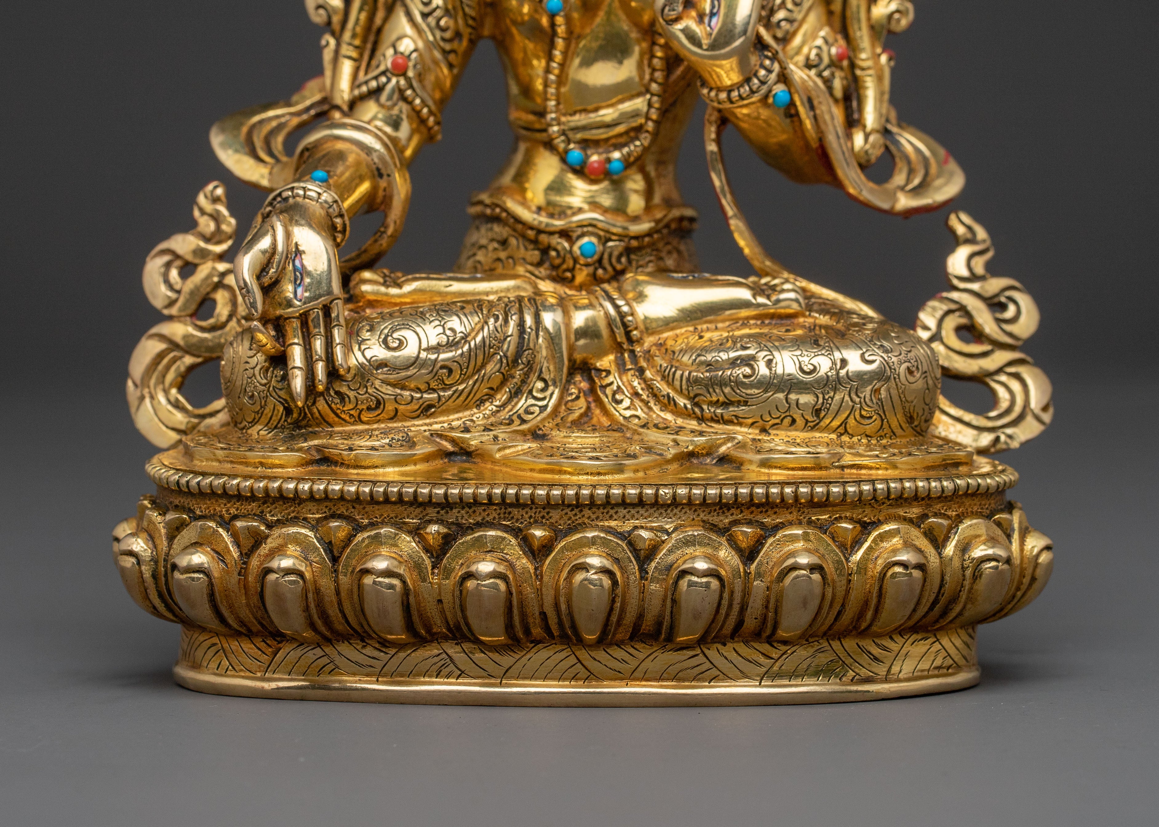 White Tara Longevity Deity Statue | Altar Decor