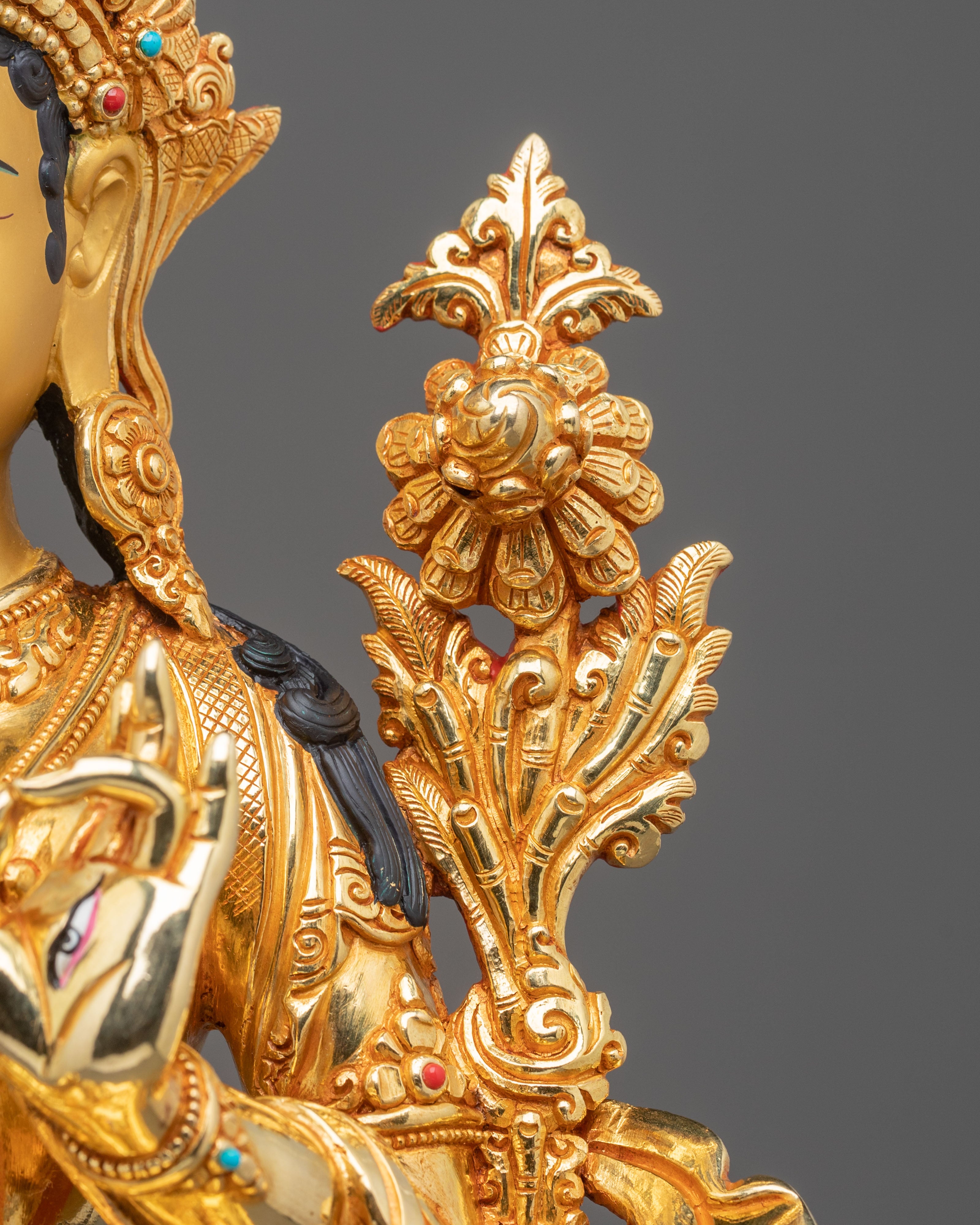 White Tara Life Protection Bodhisattva Statue