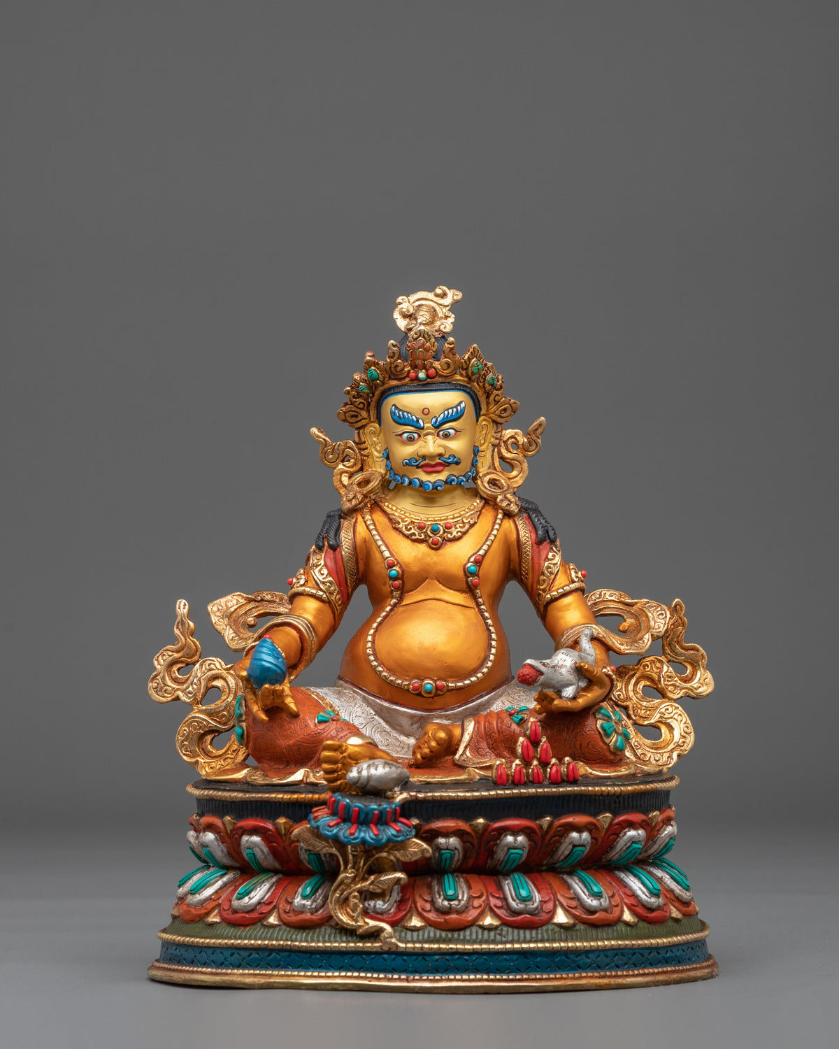 Dzambhala Divine Sculpture | Guardian of Merit