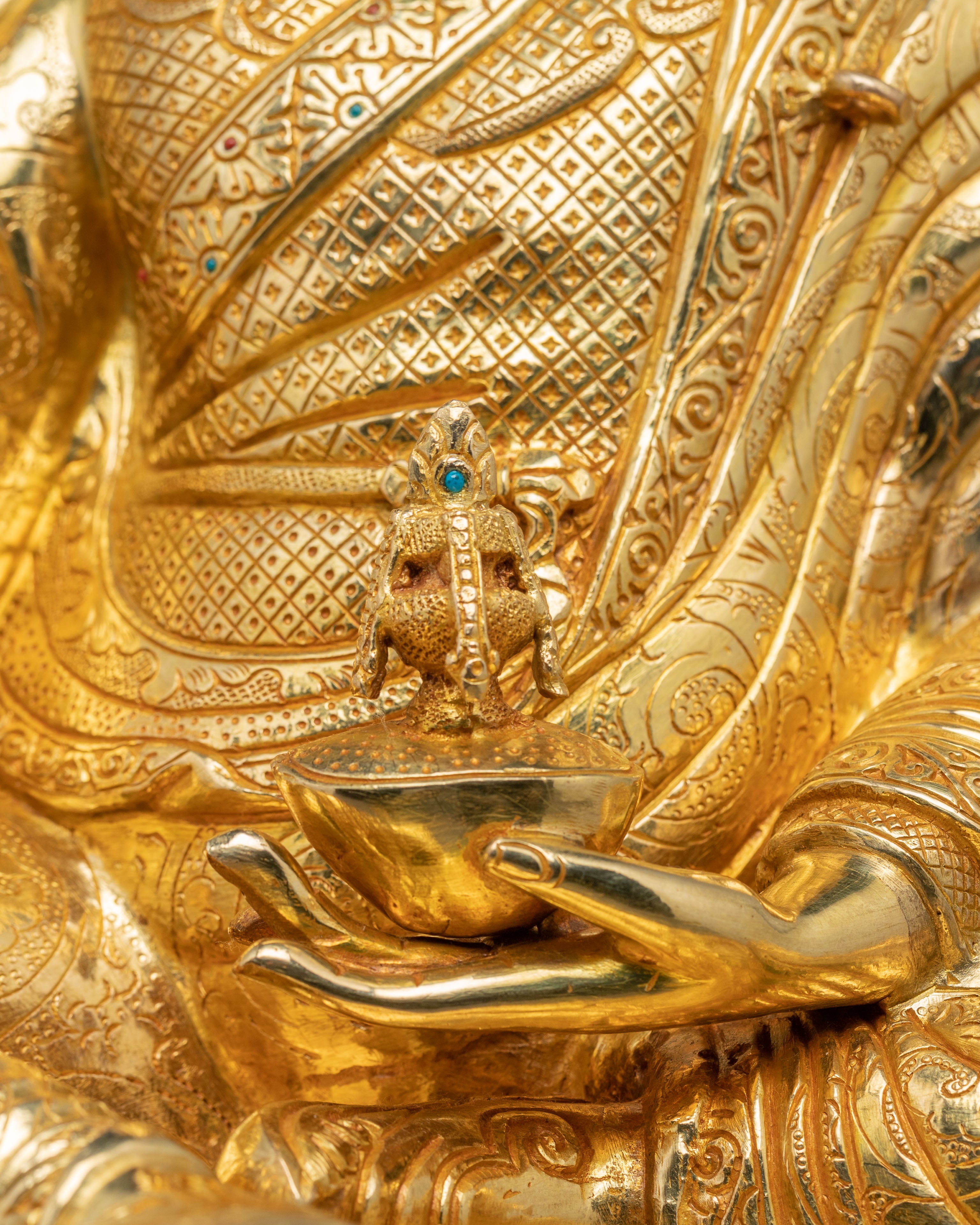 Guru Rinpoche Statue: Master of Vajrayana Tantric Buddhism