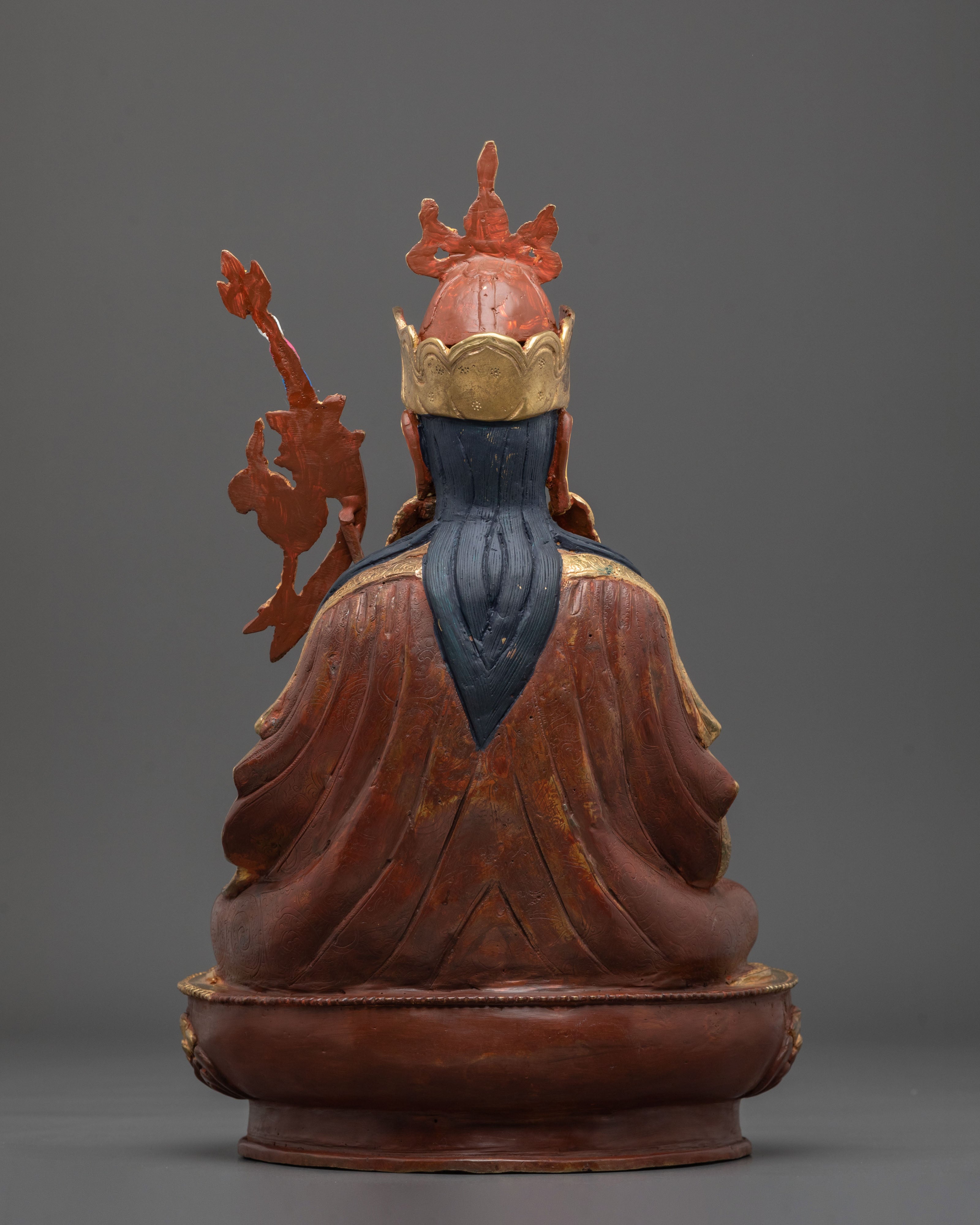 Guru Tsokye Dorje Buddhist Master Statue | 24K Gold Gilded