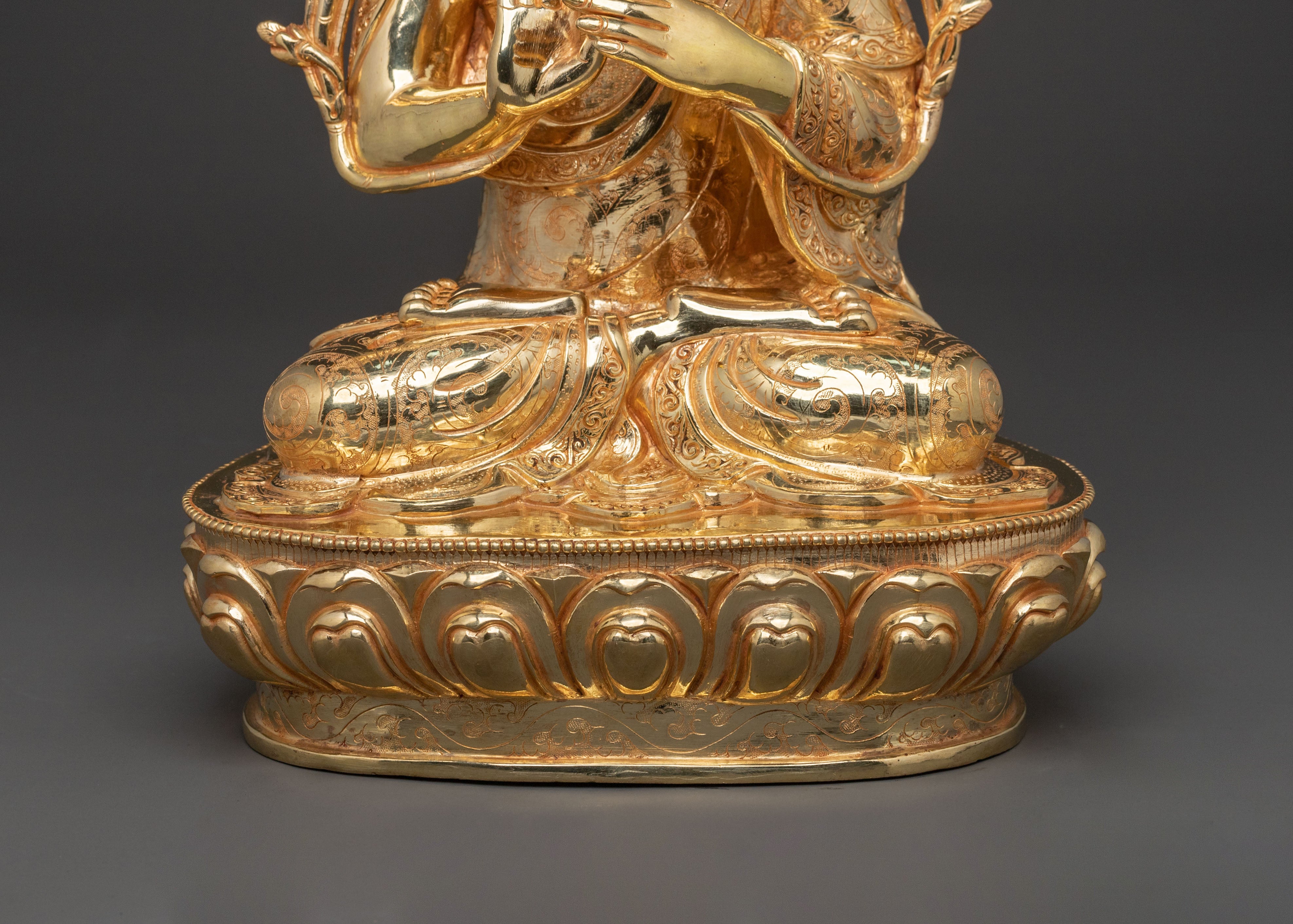 Tsongkhapa Buddhist Master Statue