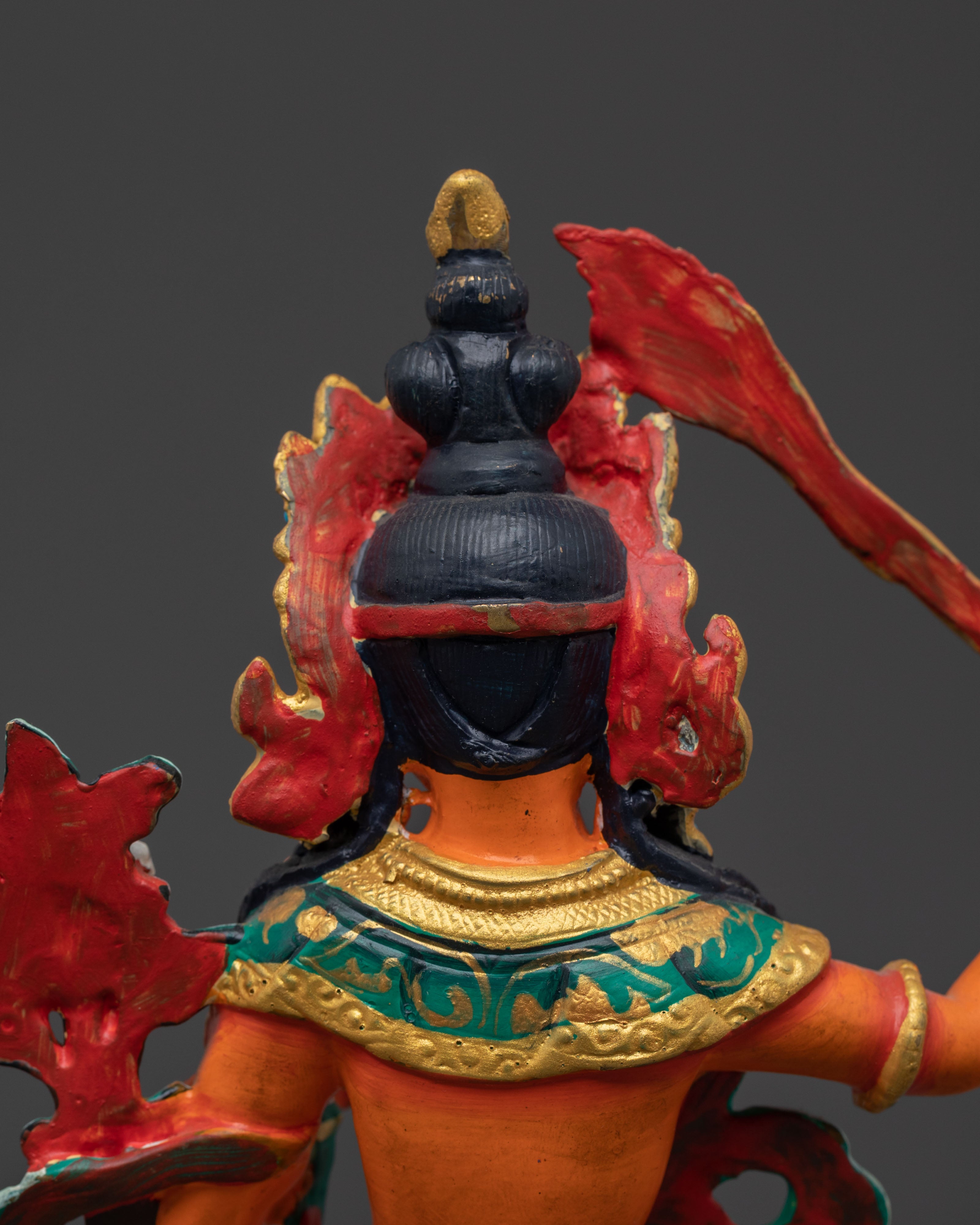 Manjushri Statue Deity of Wisdom – Handcrafted Copper