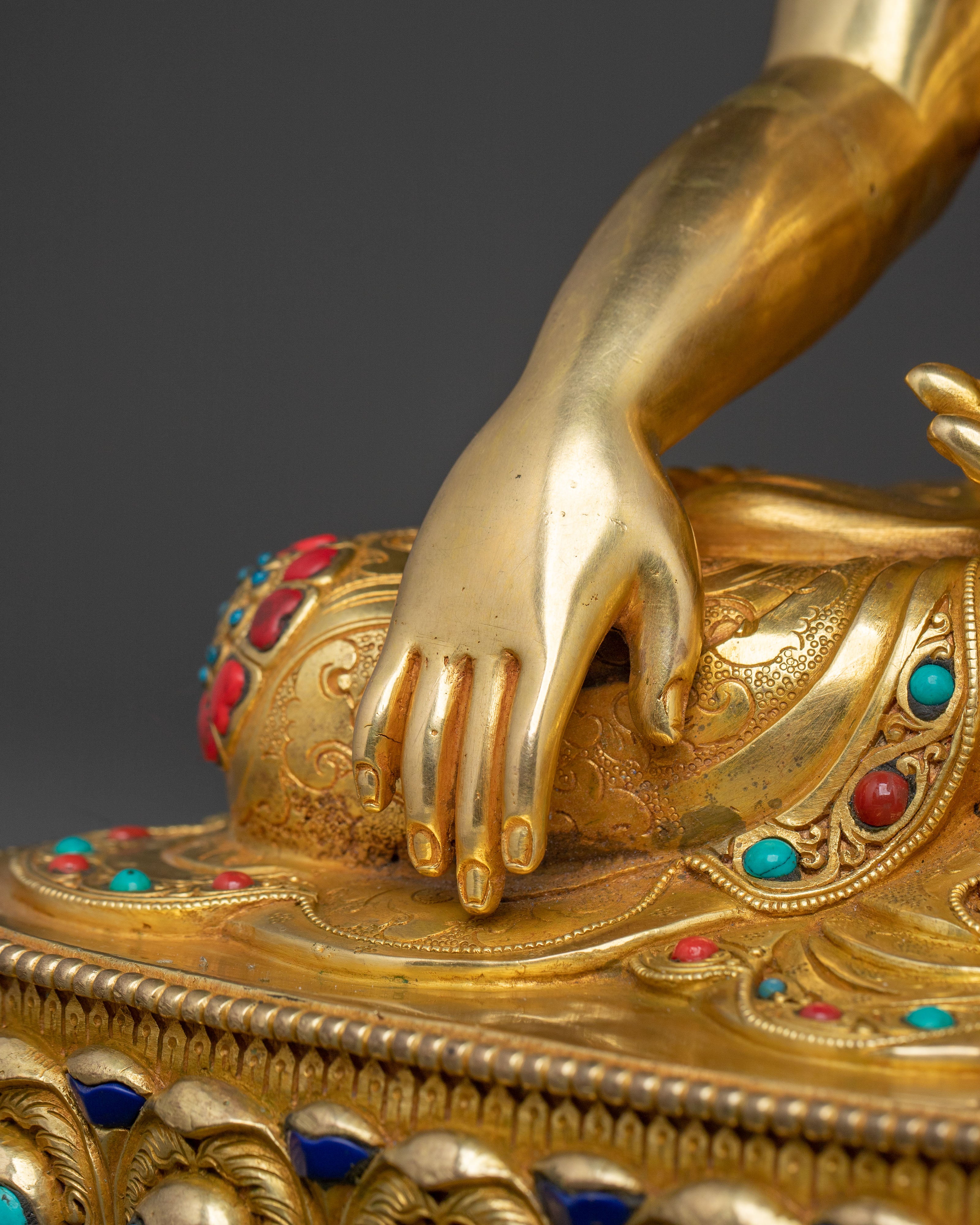 Shakyamuni Buddha Ritual Statue | Meditation Shrine Sculpture