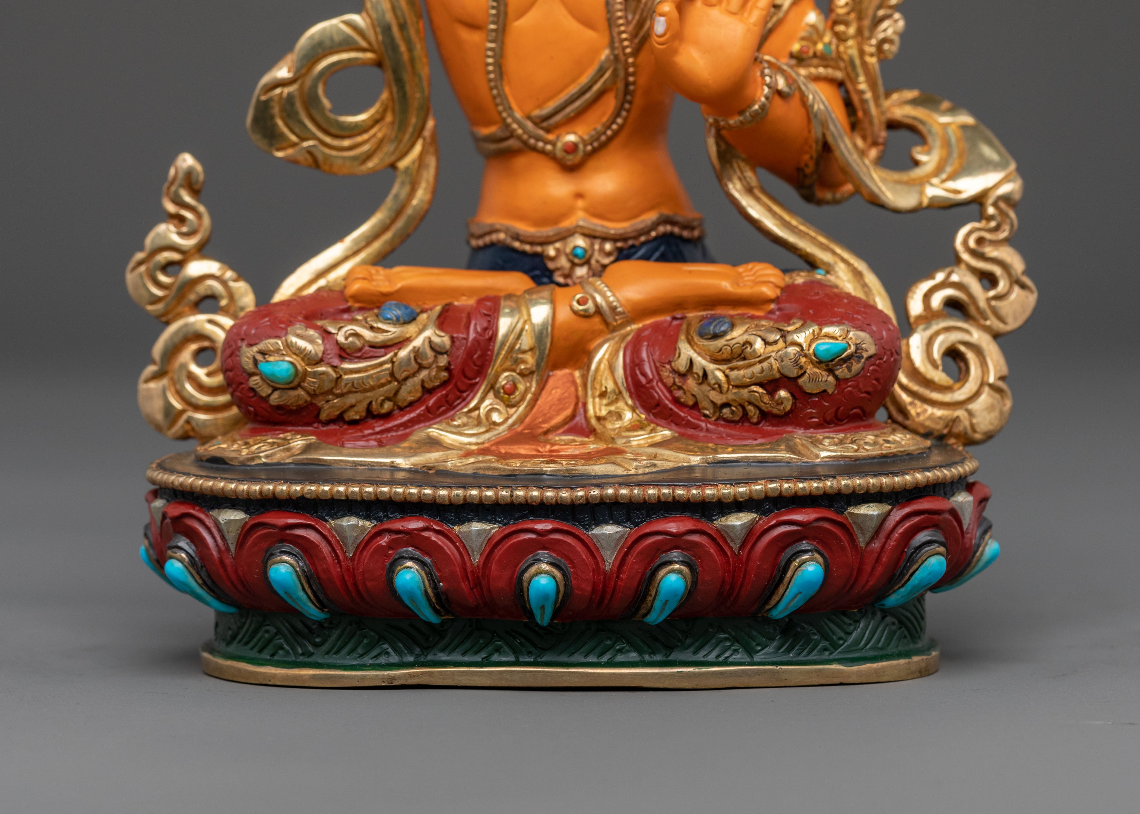 Manjushri Handcrafted Statue | Spiritual Figurine