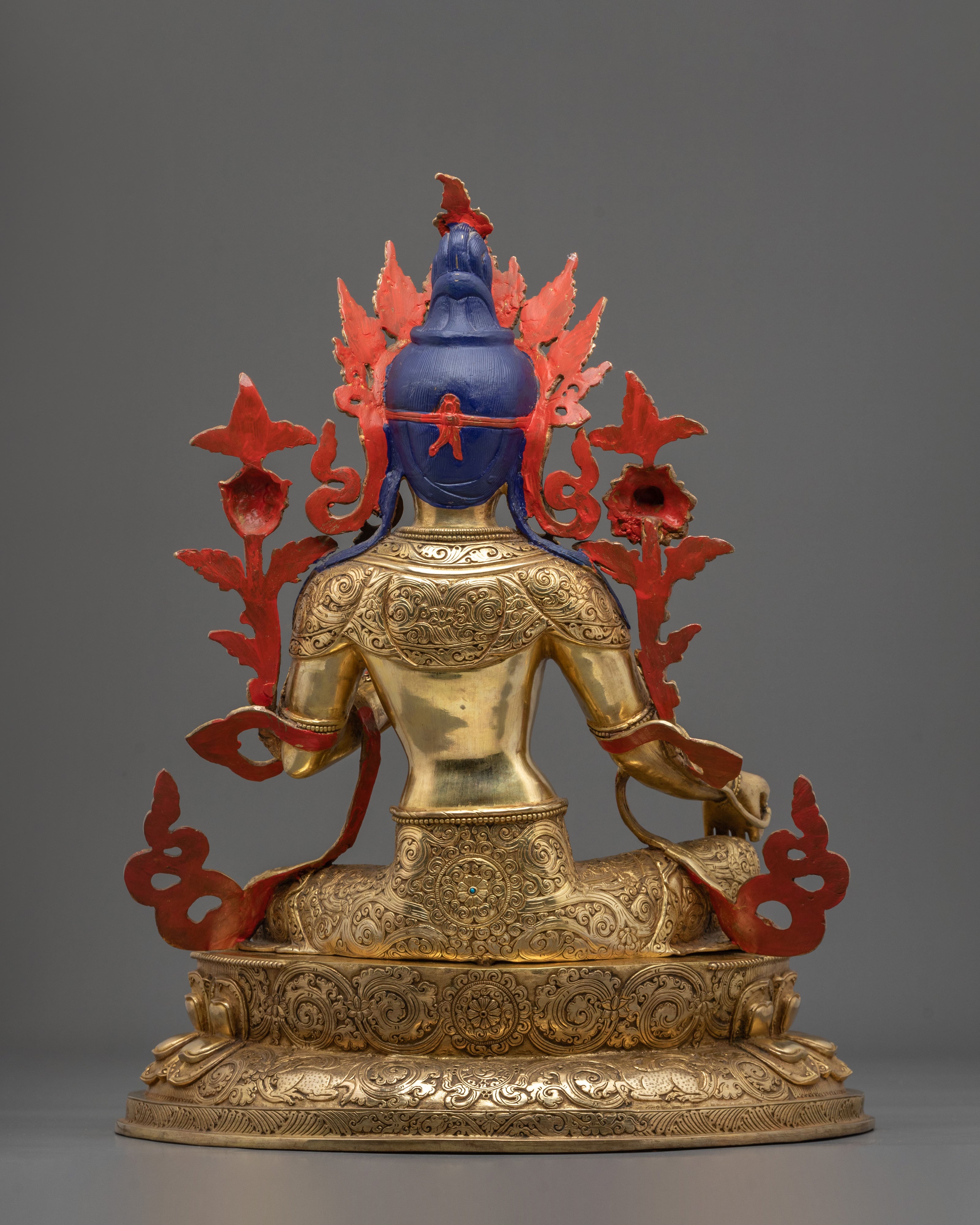 Green Tara Sculpture | Tibetan Buddhist Deity of Protection