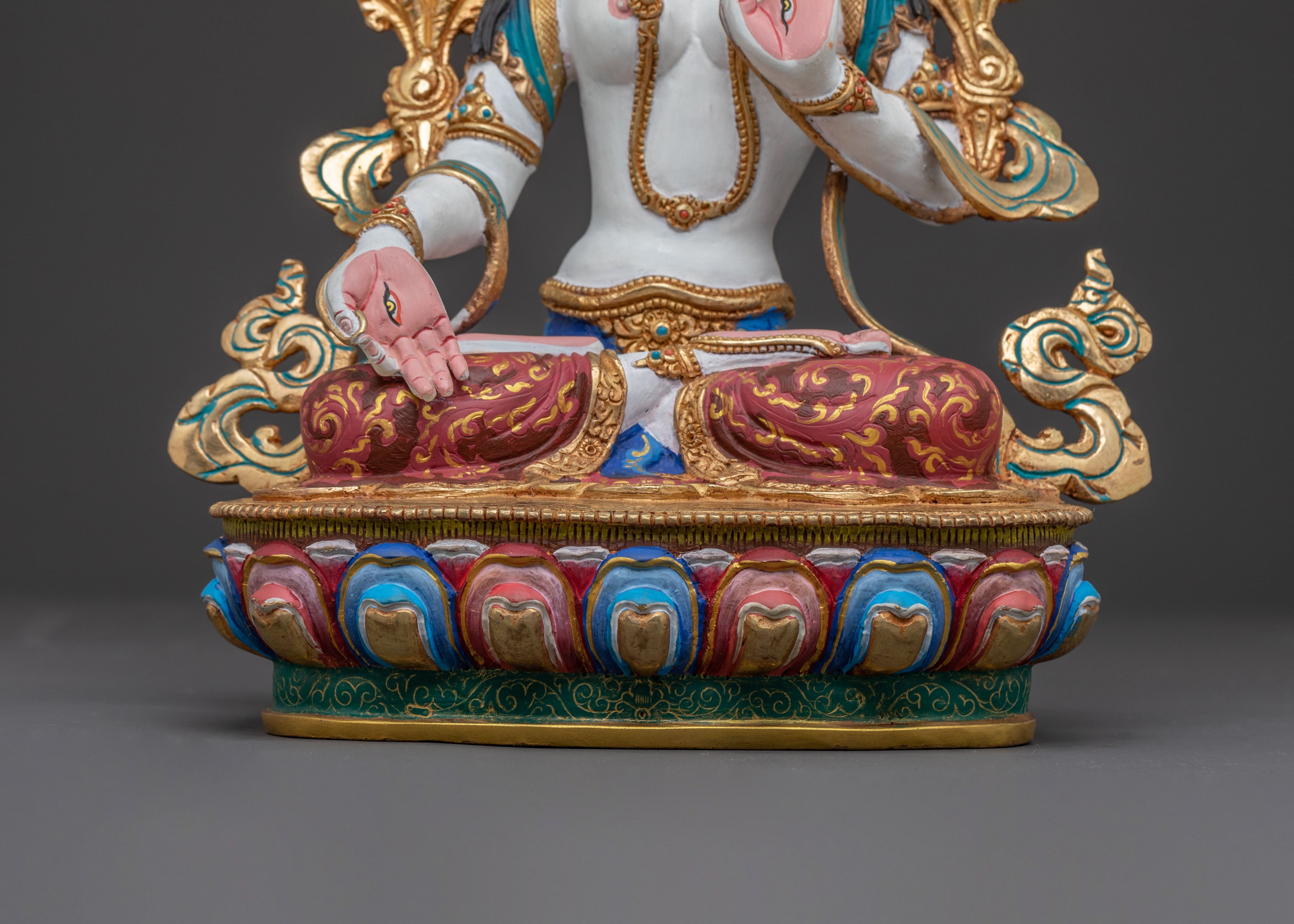 Sita Tara Copper Statue: Meditation Decor