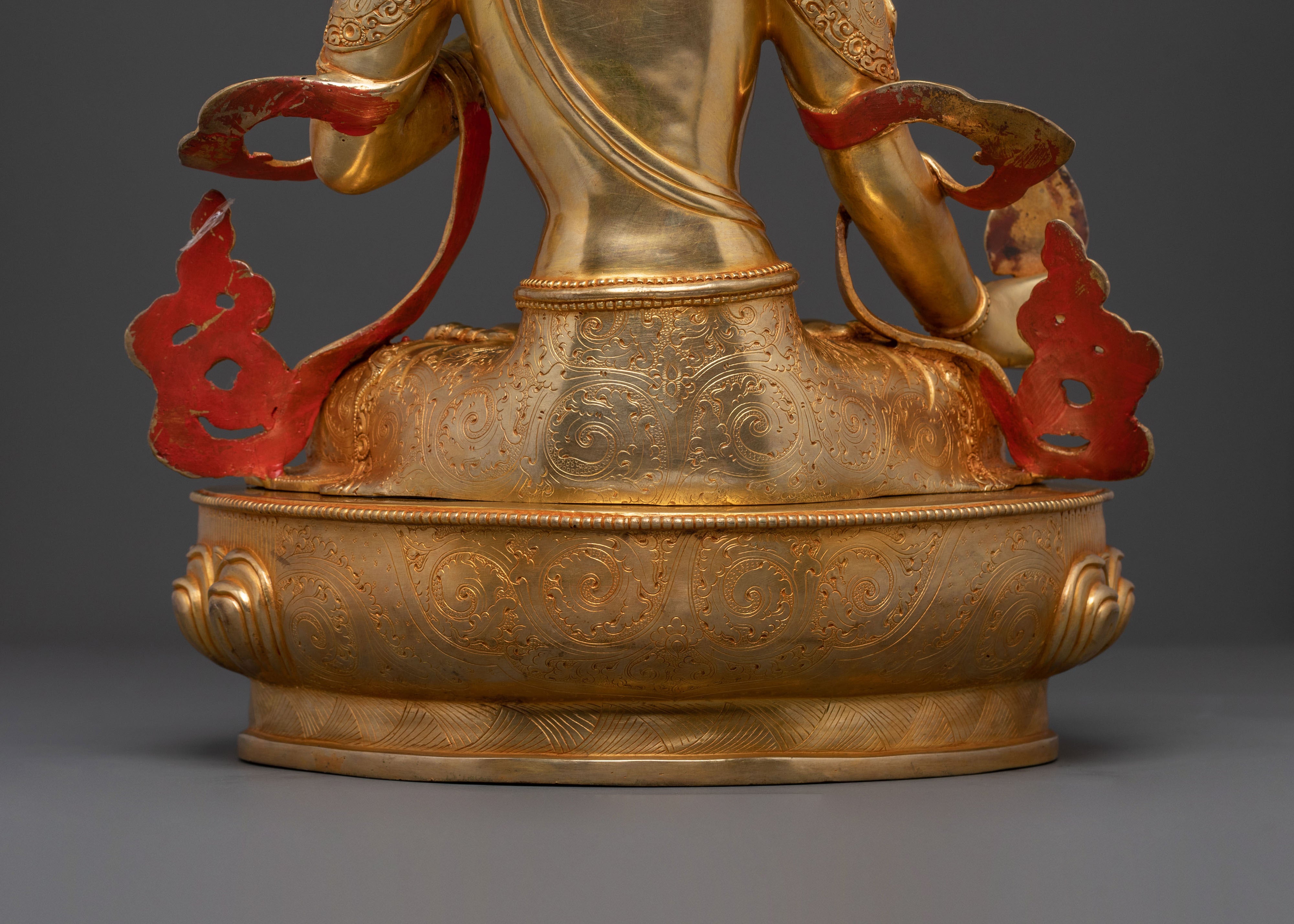 Dukar Sacred Statue | White Umbrella Goddess of Protection