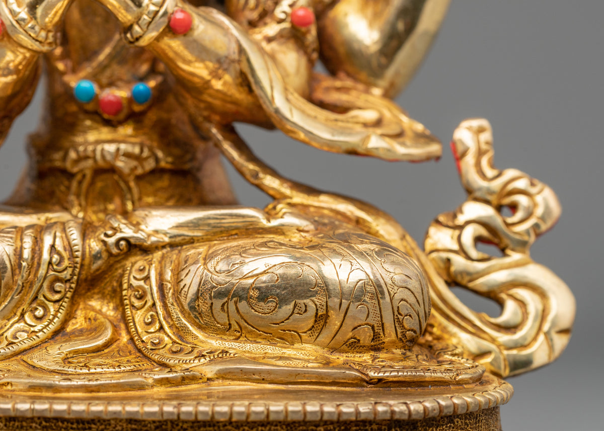 Four-Armed Chenrezig Tibetan Sculpture