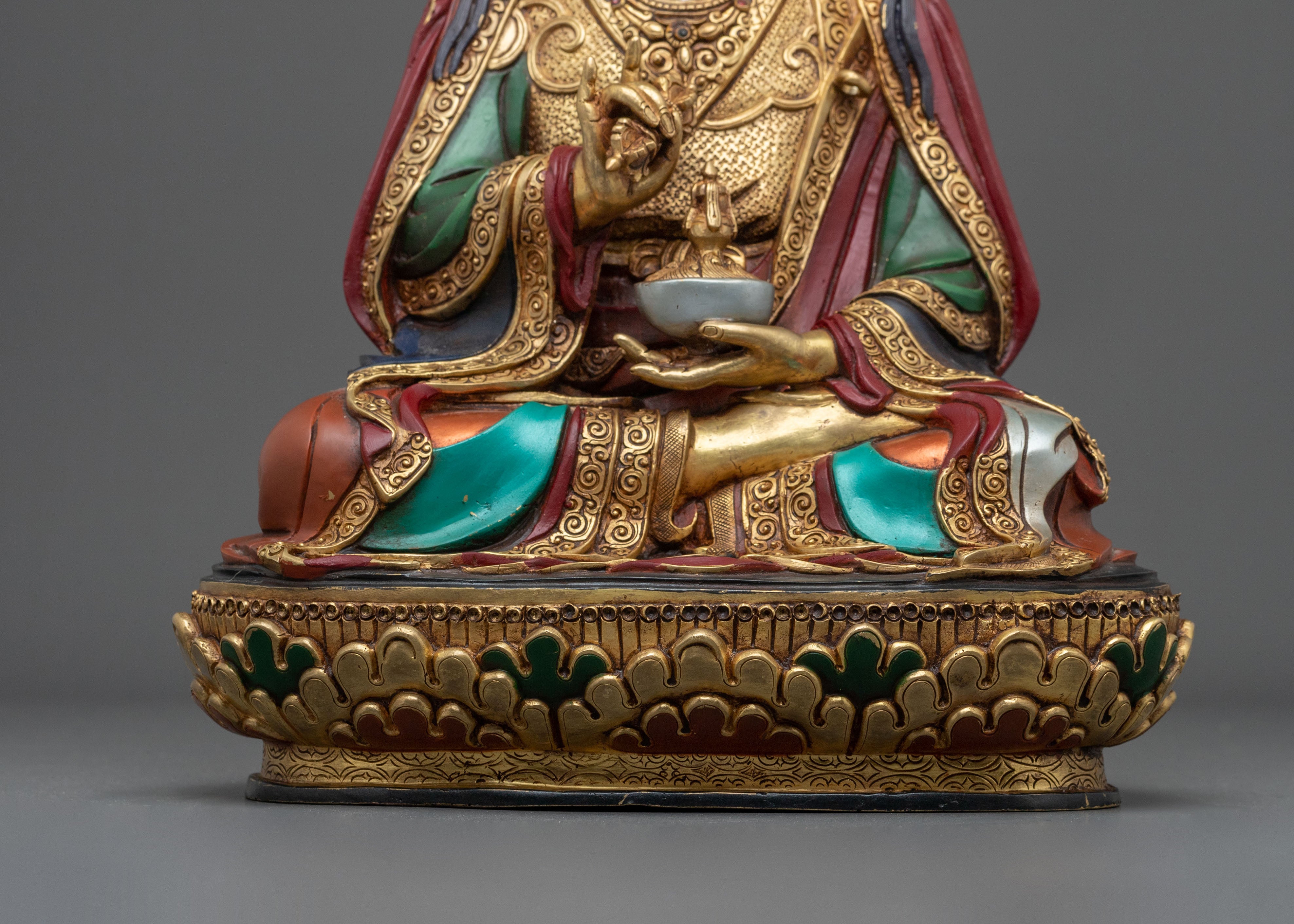 Guru Tsokye Dorje Buddhist Figurine | Symbol of Wisdom and Protection