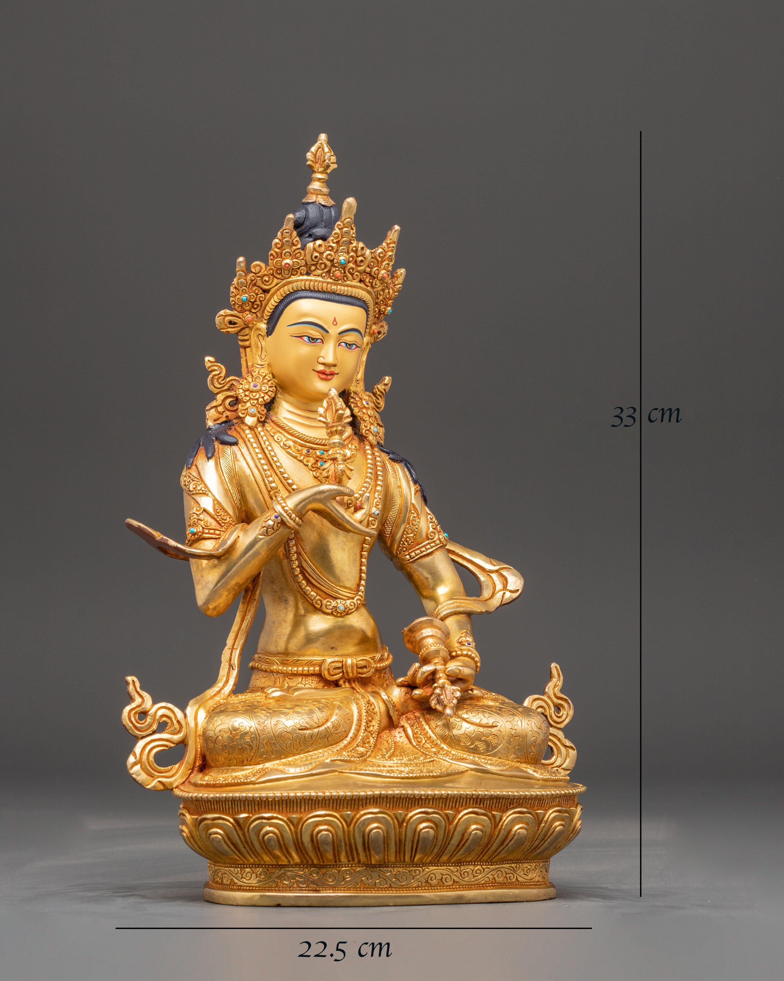 Handmade Vajrasattva Statue: Buddhist Symbol of Purification