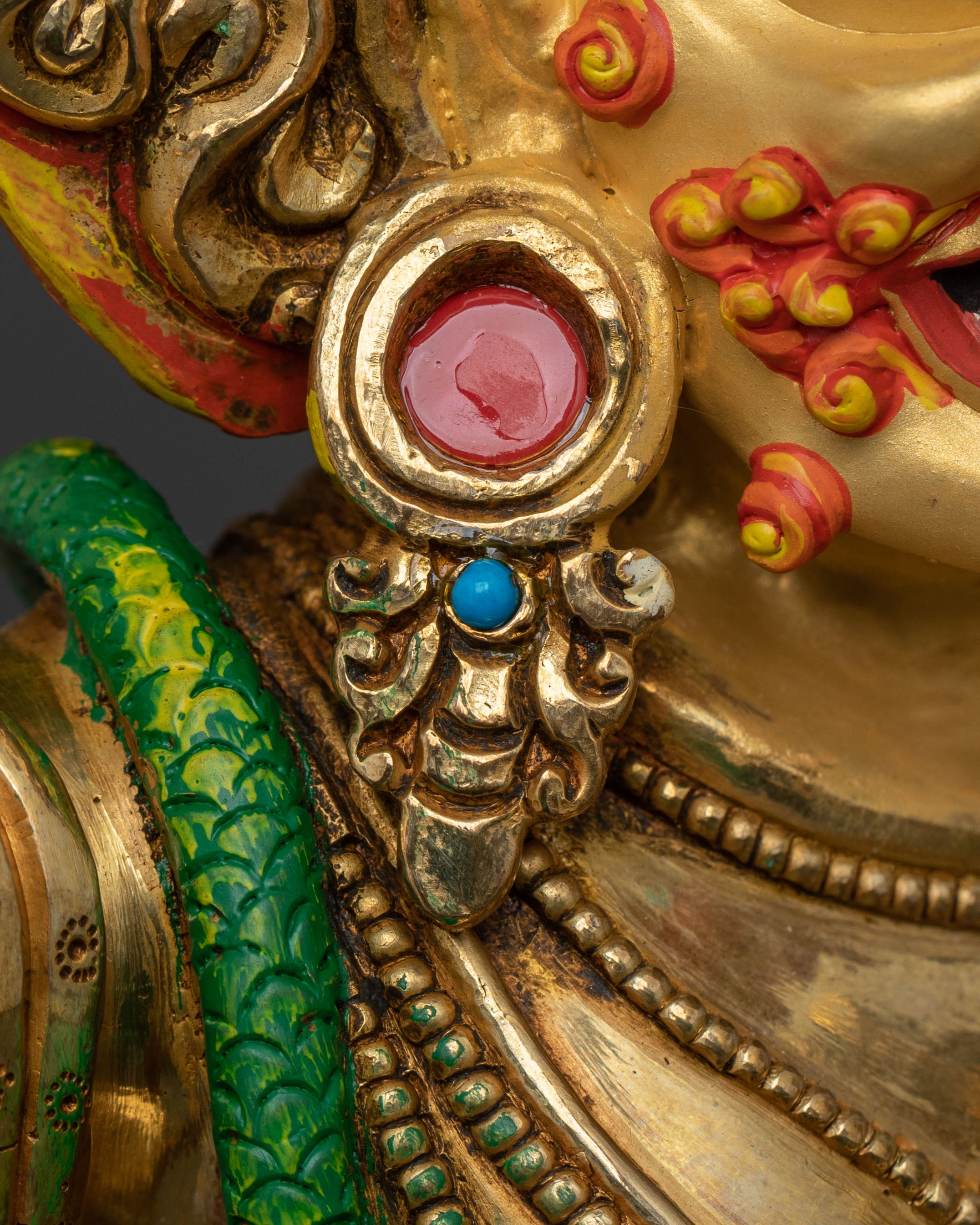 Bodhisattva Vajrapani Sacred Statue | Himalayan Buddhist Protector Sculpture