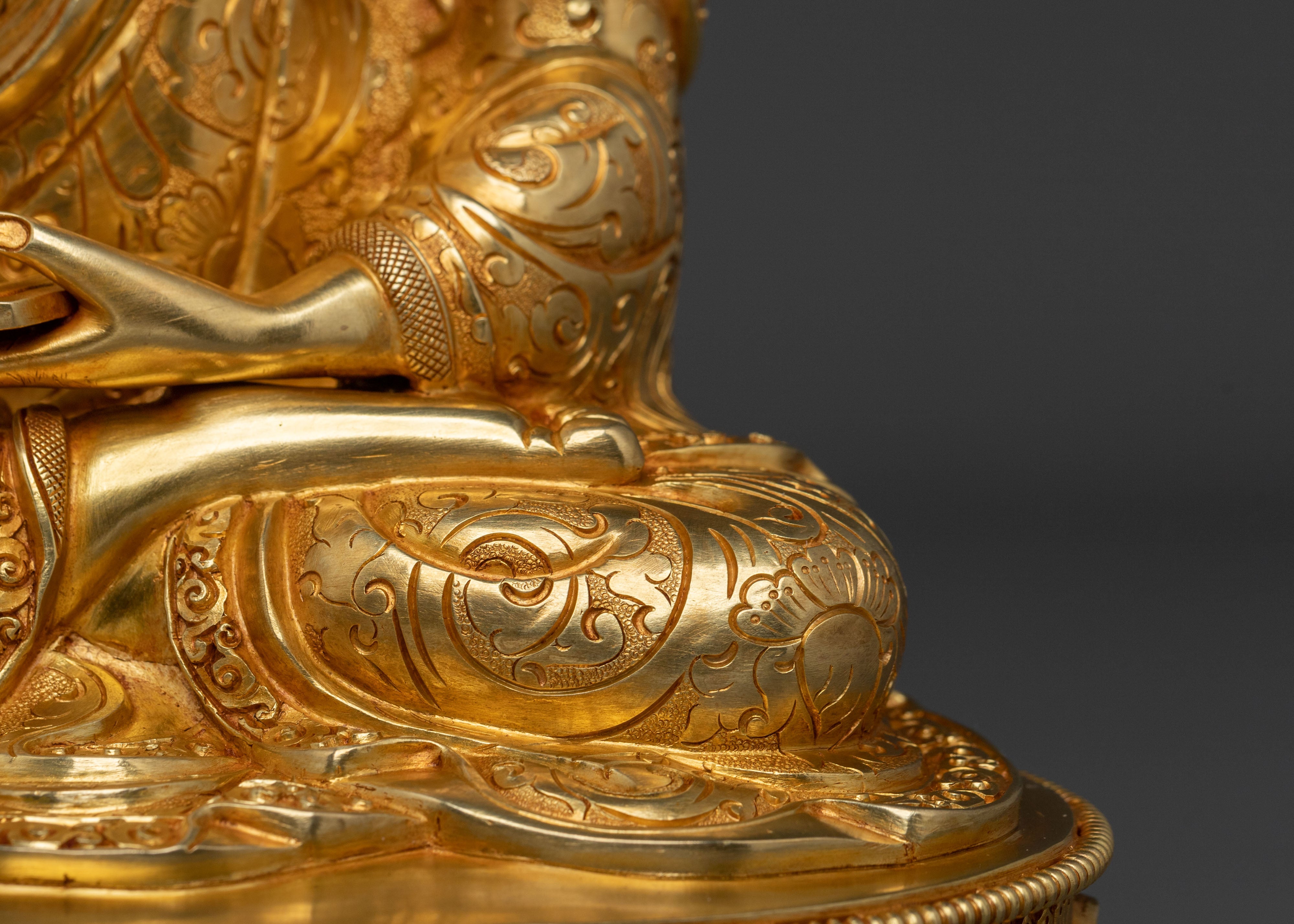 Tsongkhapa Sculpture with Disciples | Buddhist Master