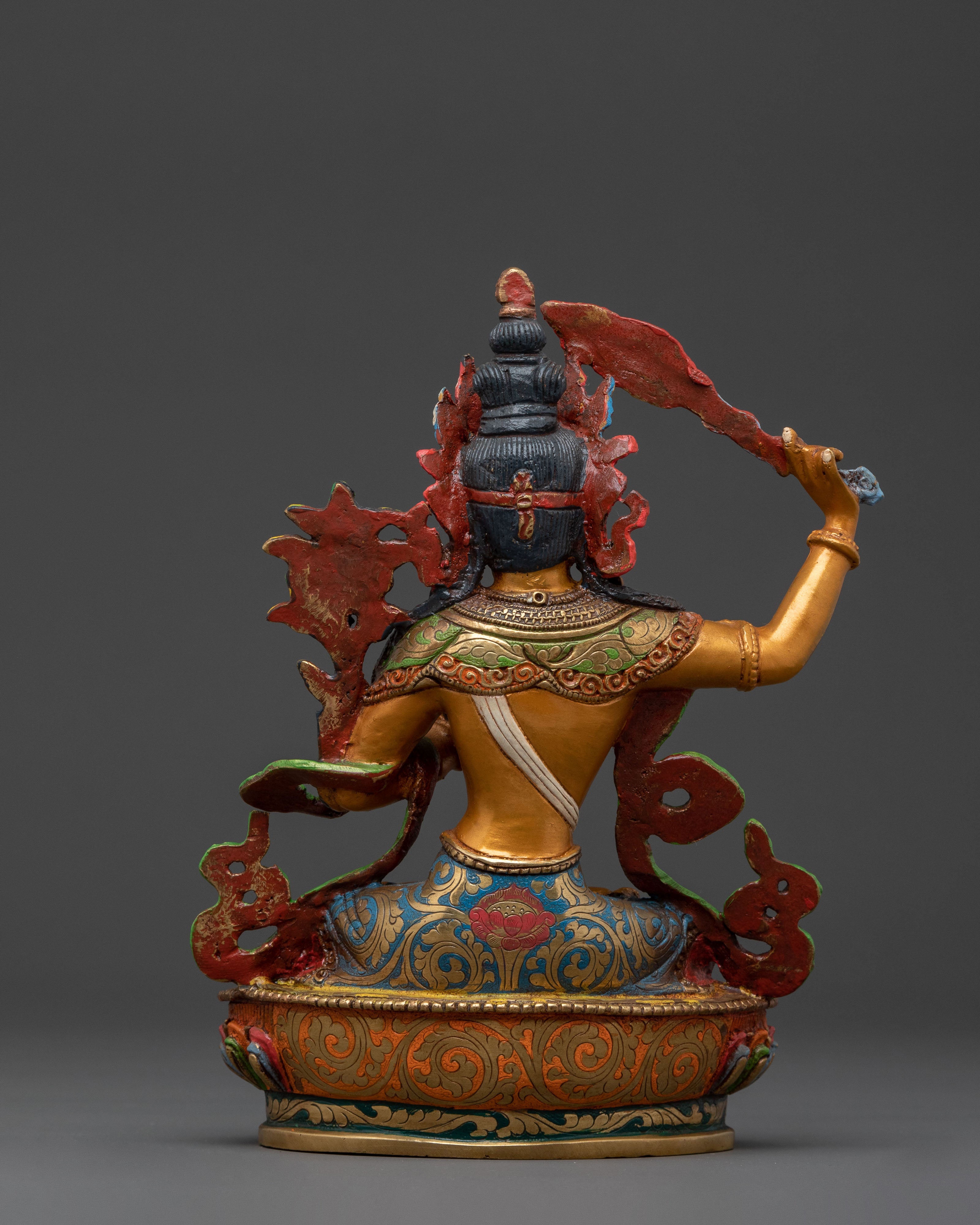 Manjushri Sharp Wisdom Statue | Spiritual Altar Decor