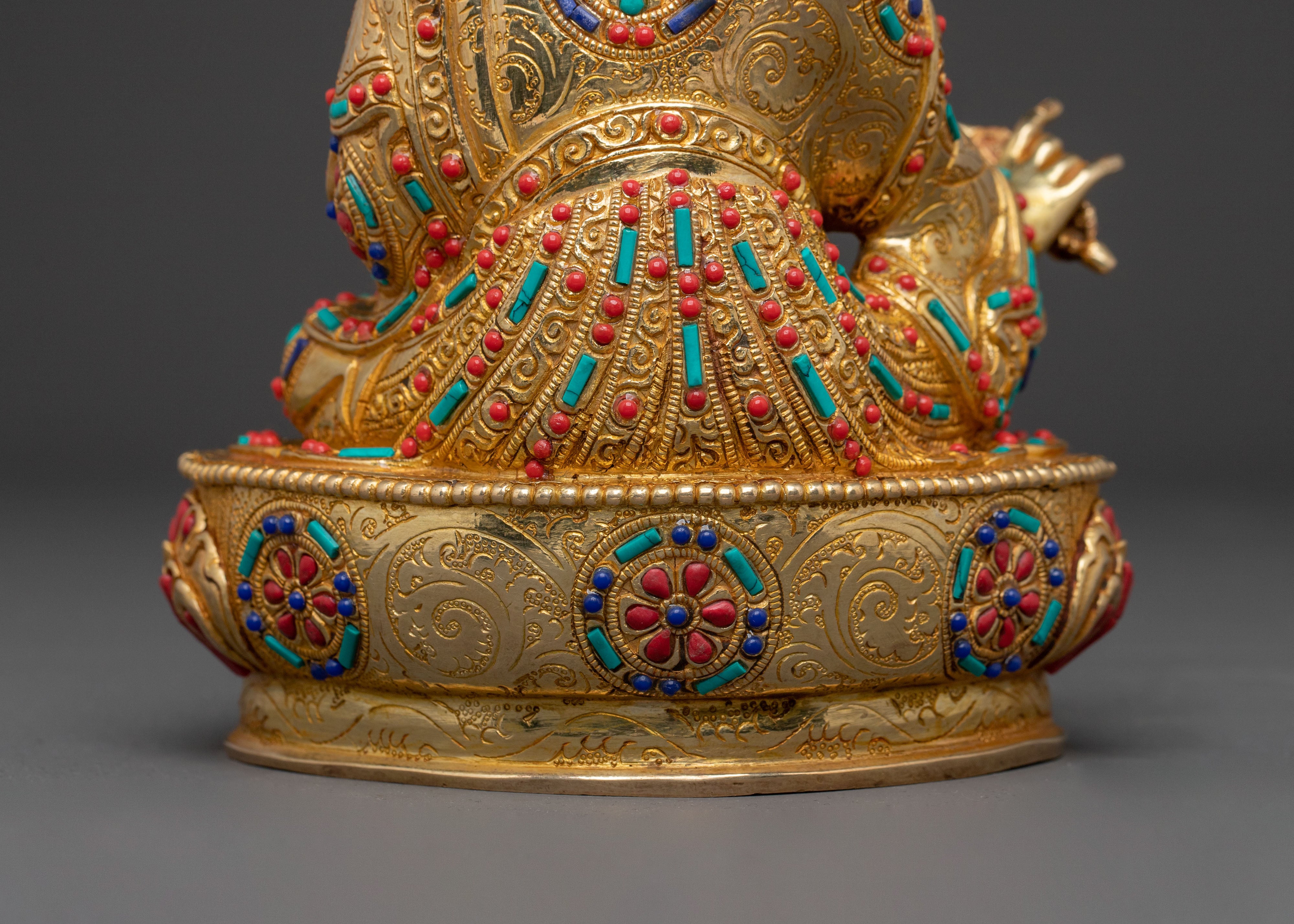 Guru Rinpoche Copper Sculpture | Symbol of Wisdom & Protection