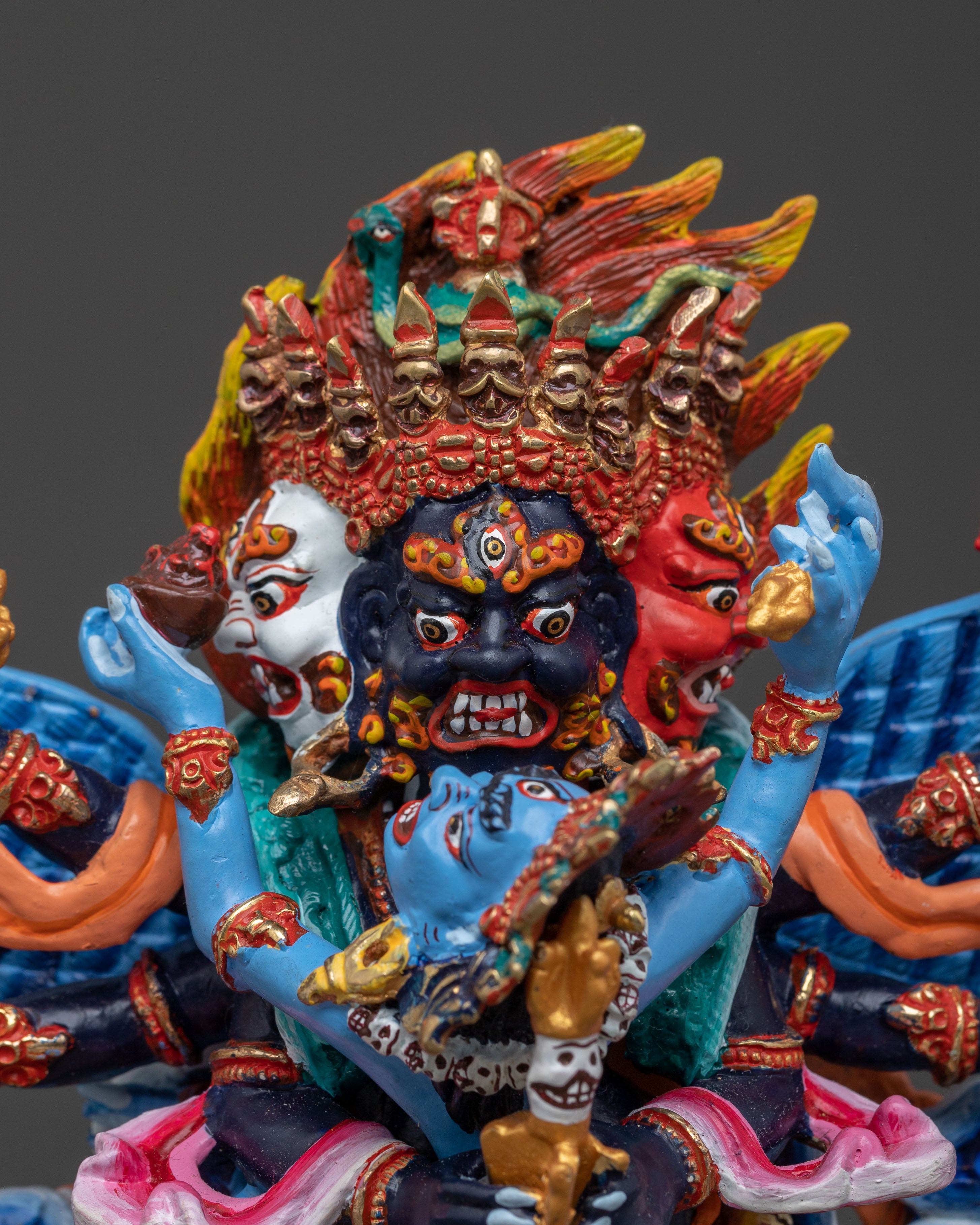 Vajrakilaya Sacred Tantric Deity Statue | Fierce Protection
