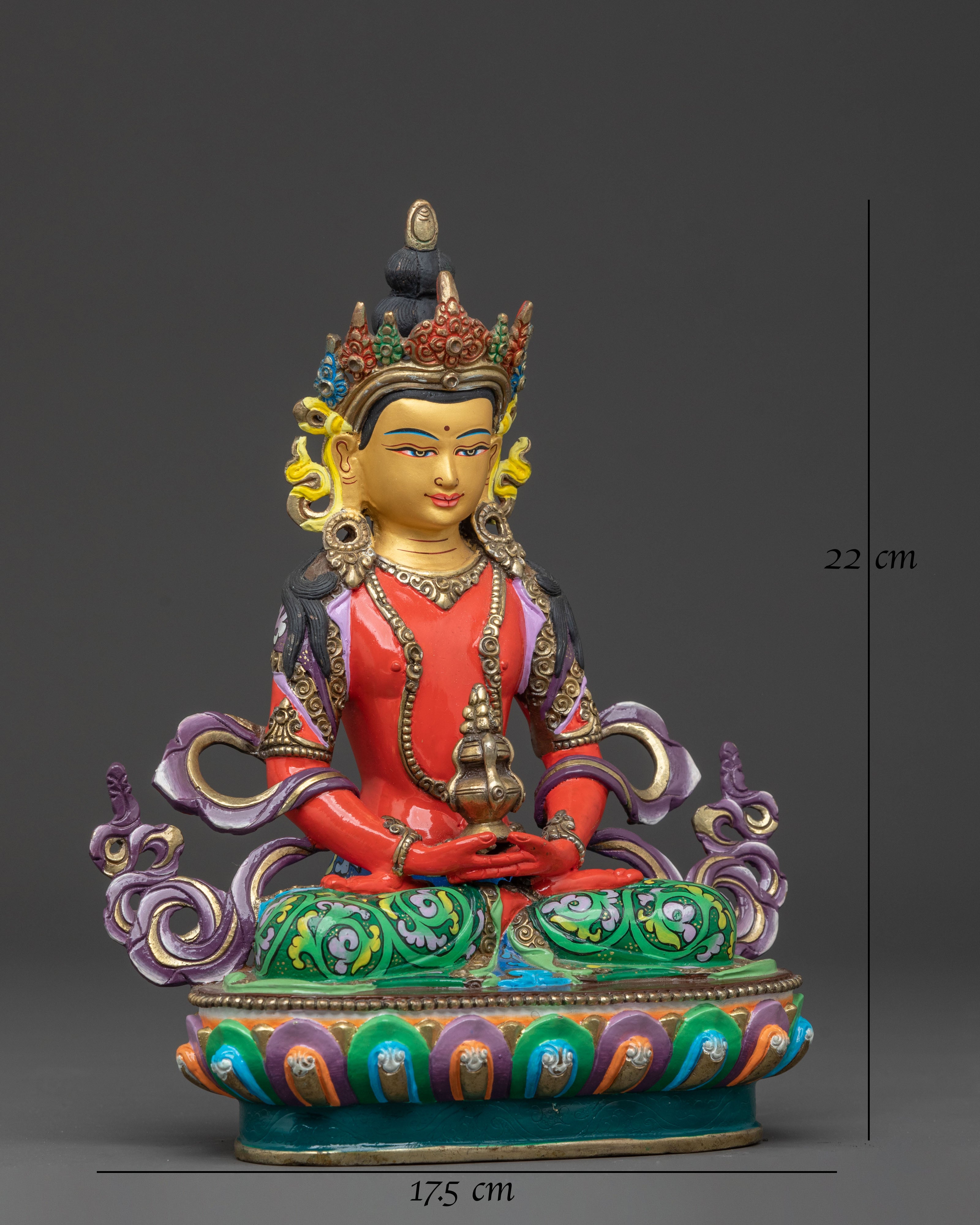 Amitayus Golden Statue: Eternal Life