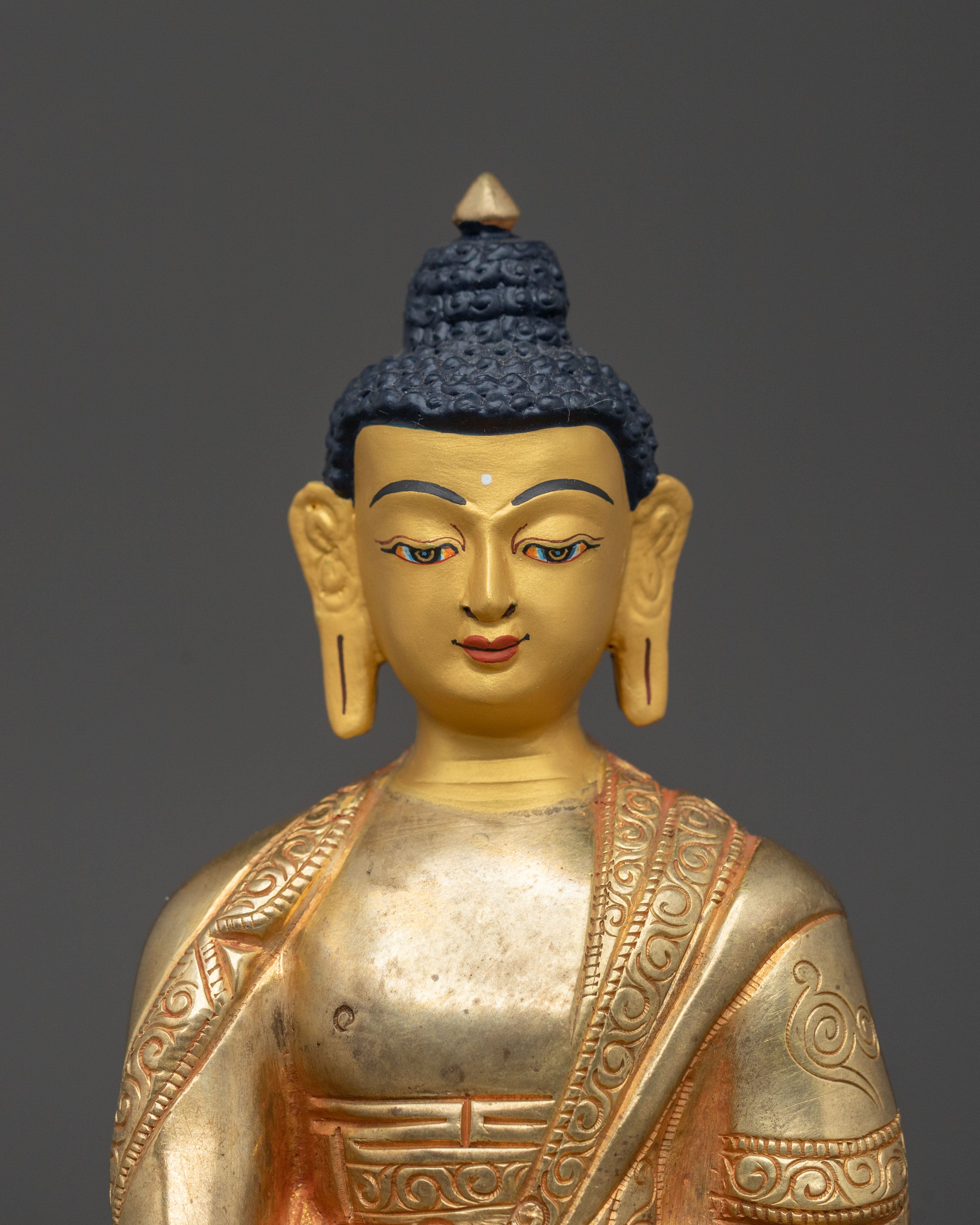 Handmade Shakyamuni Buddha Traditional Sculpture