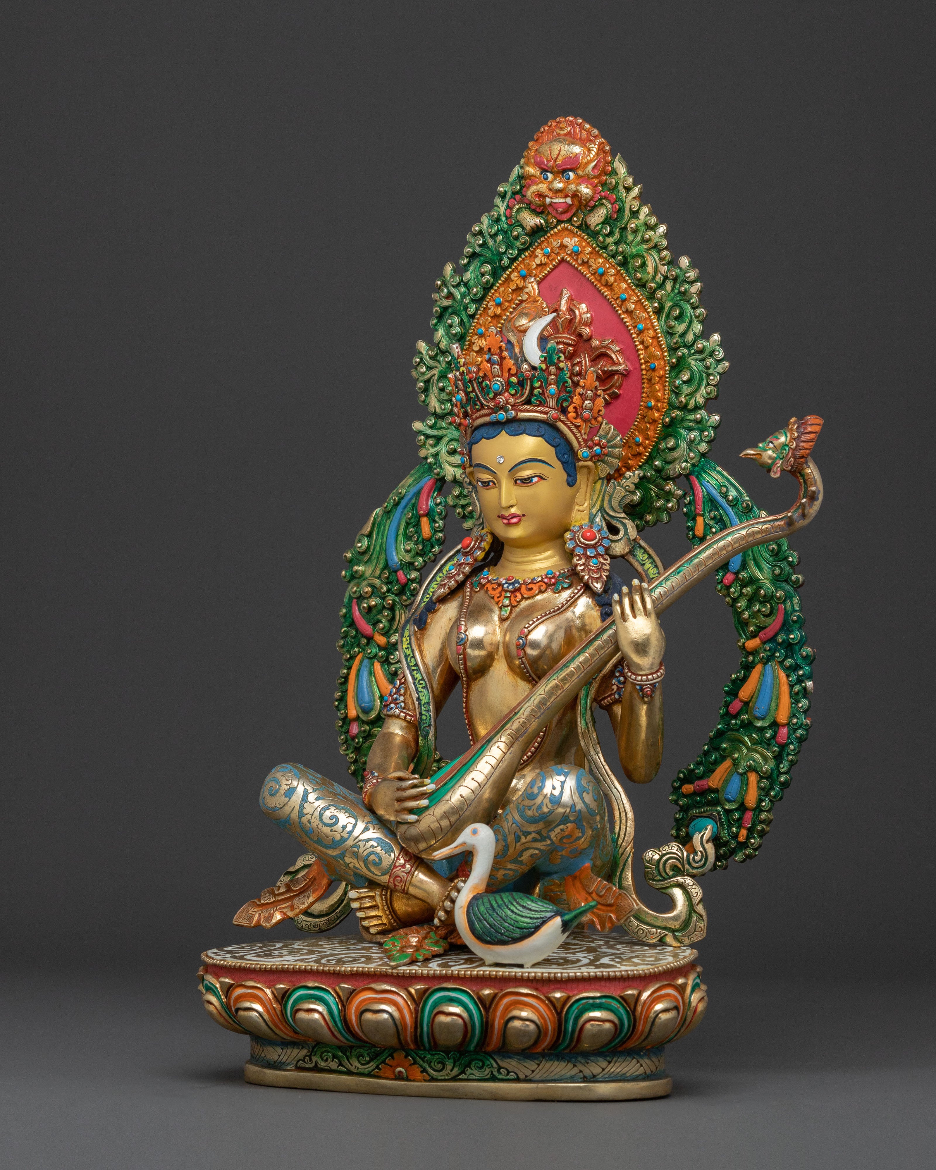 Saraswati Statue: Goddess of Learning | Spiritual Blessings