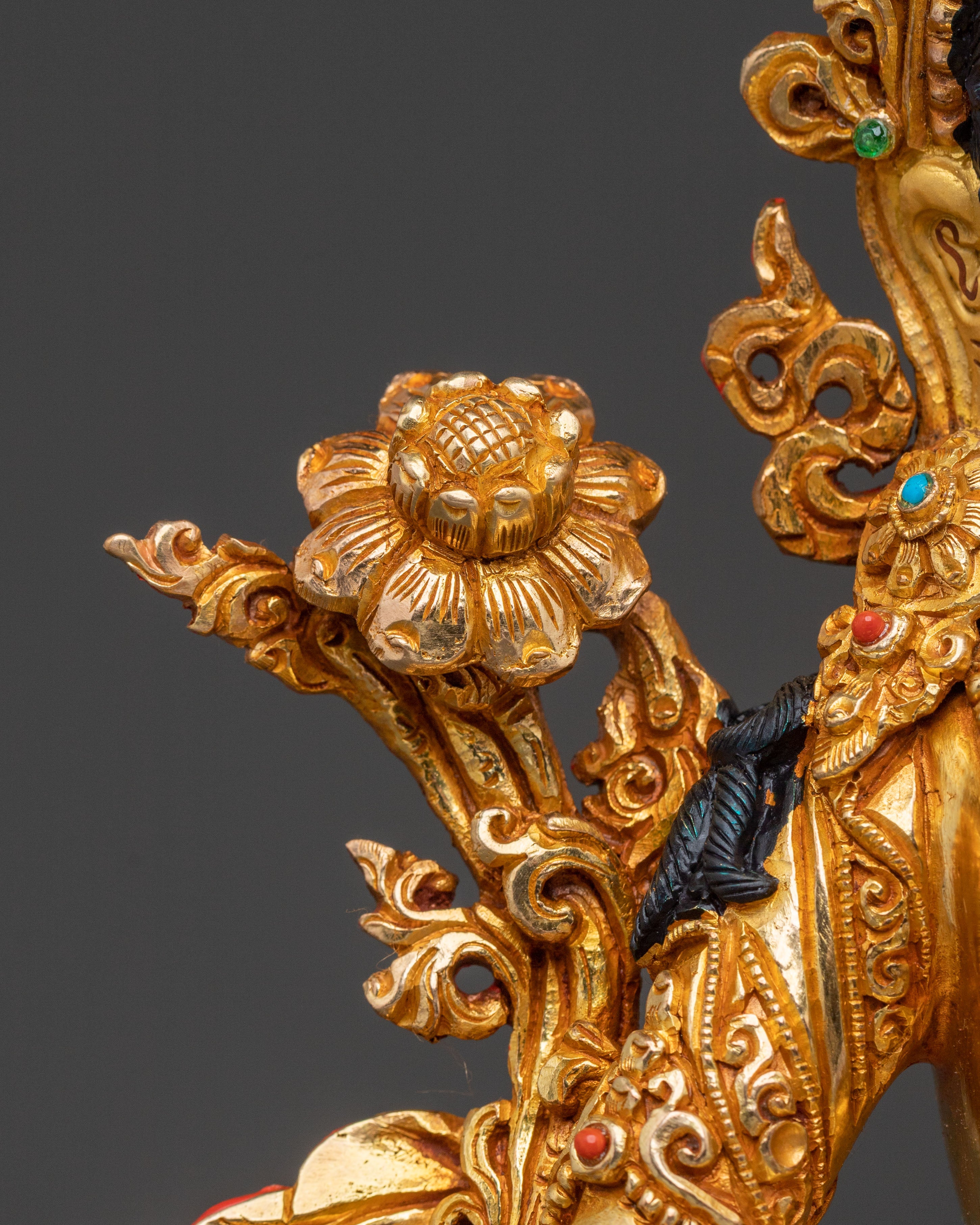 Green Tara Peaceful Statue | Mother Figurine