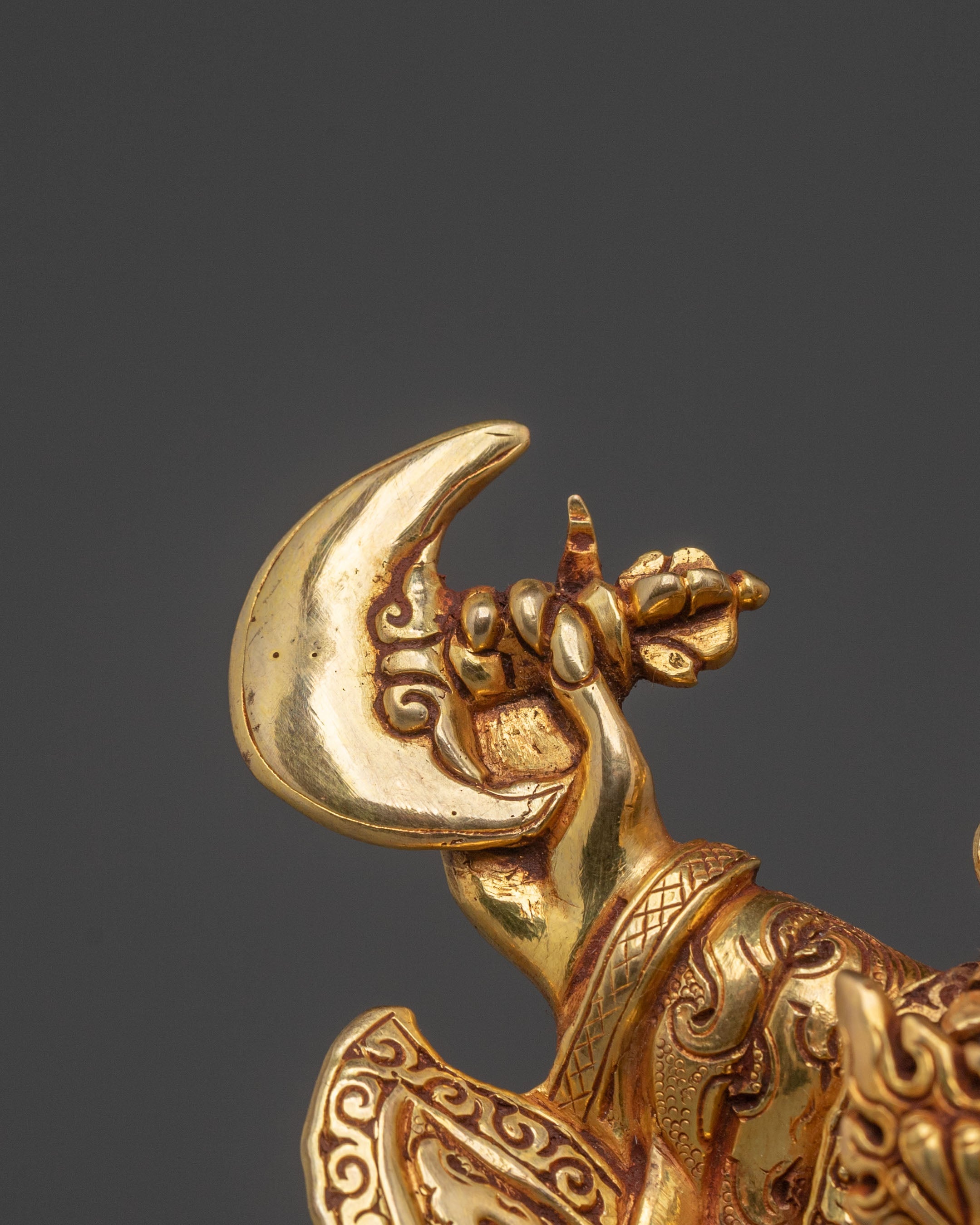Mahakala Bernakchen Sculpture | Protector Deity