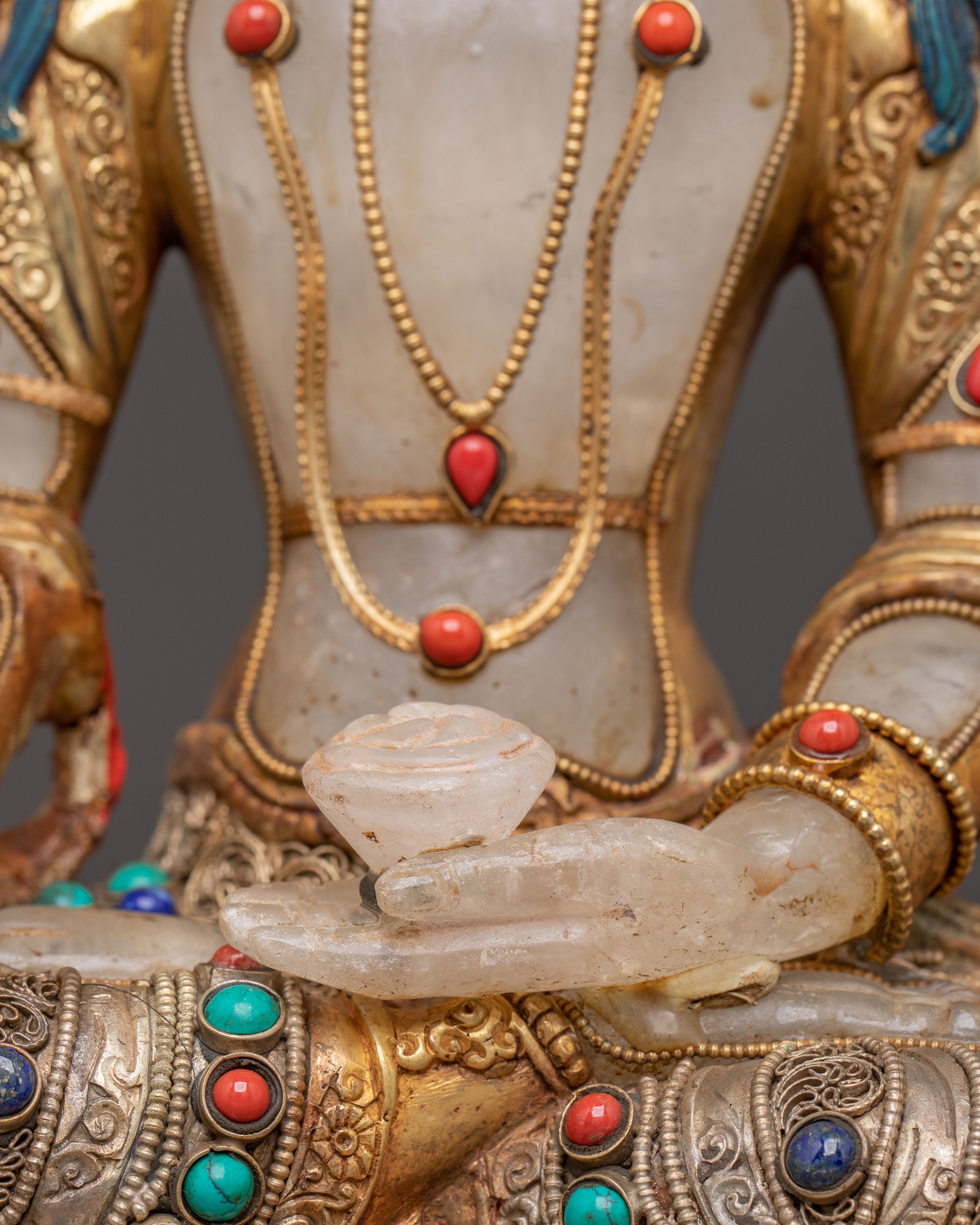 24K Gold Gilded Shakyamuni Buddha Statue | The Awakened One