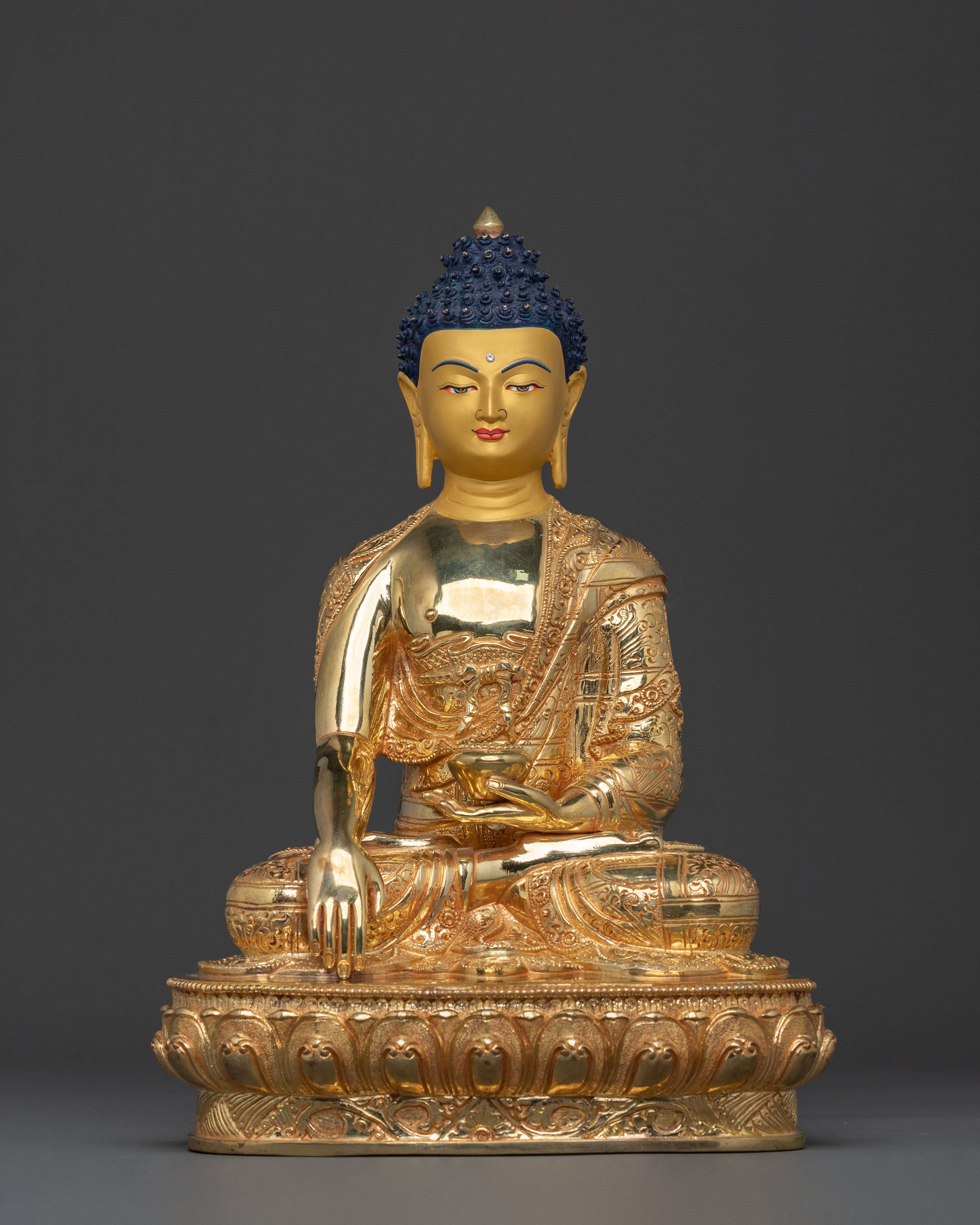 Peaceful Meditation Figurine of Shakyamuni Buddha