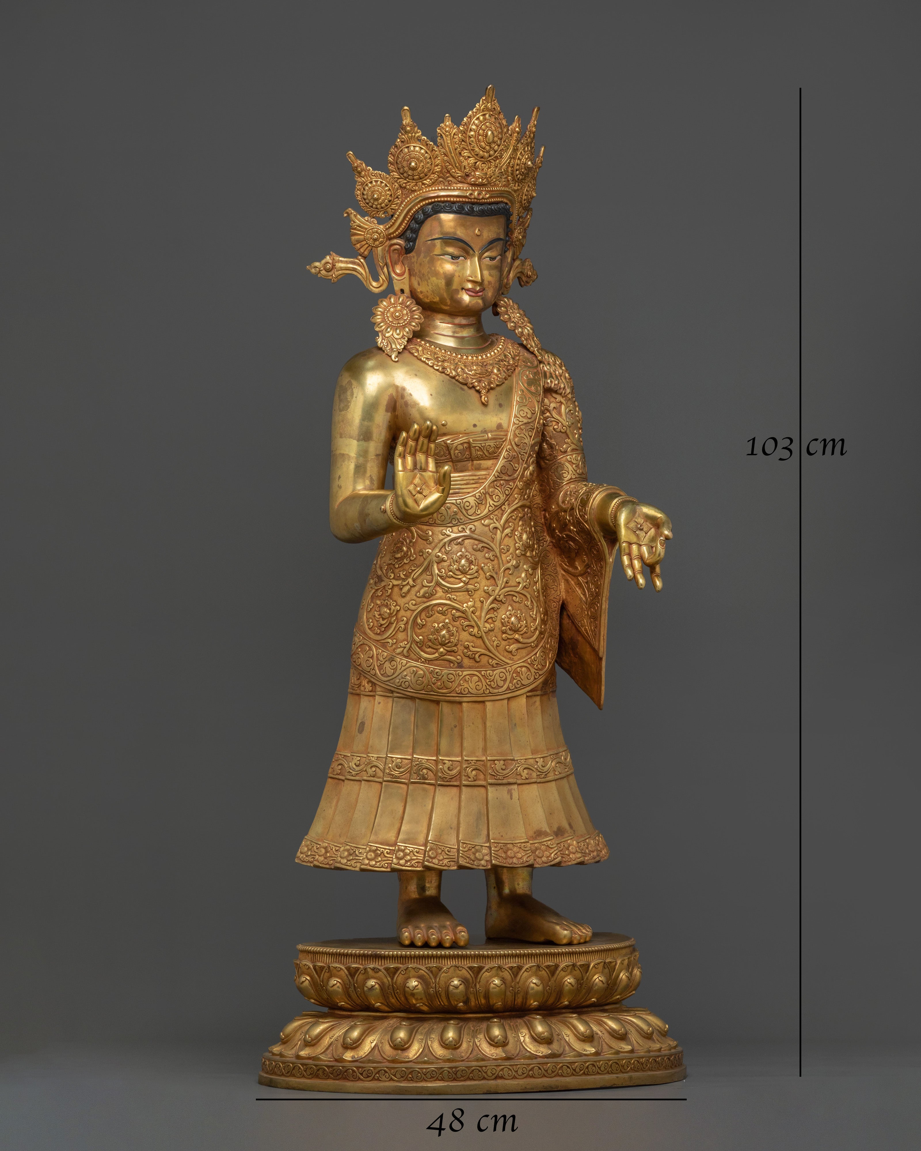 Dipankara Buddha Traditional Statue | Home Decor