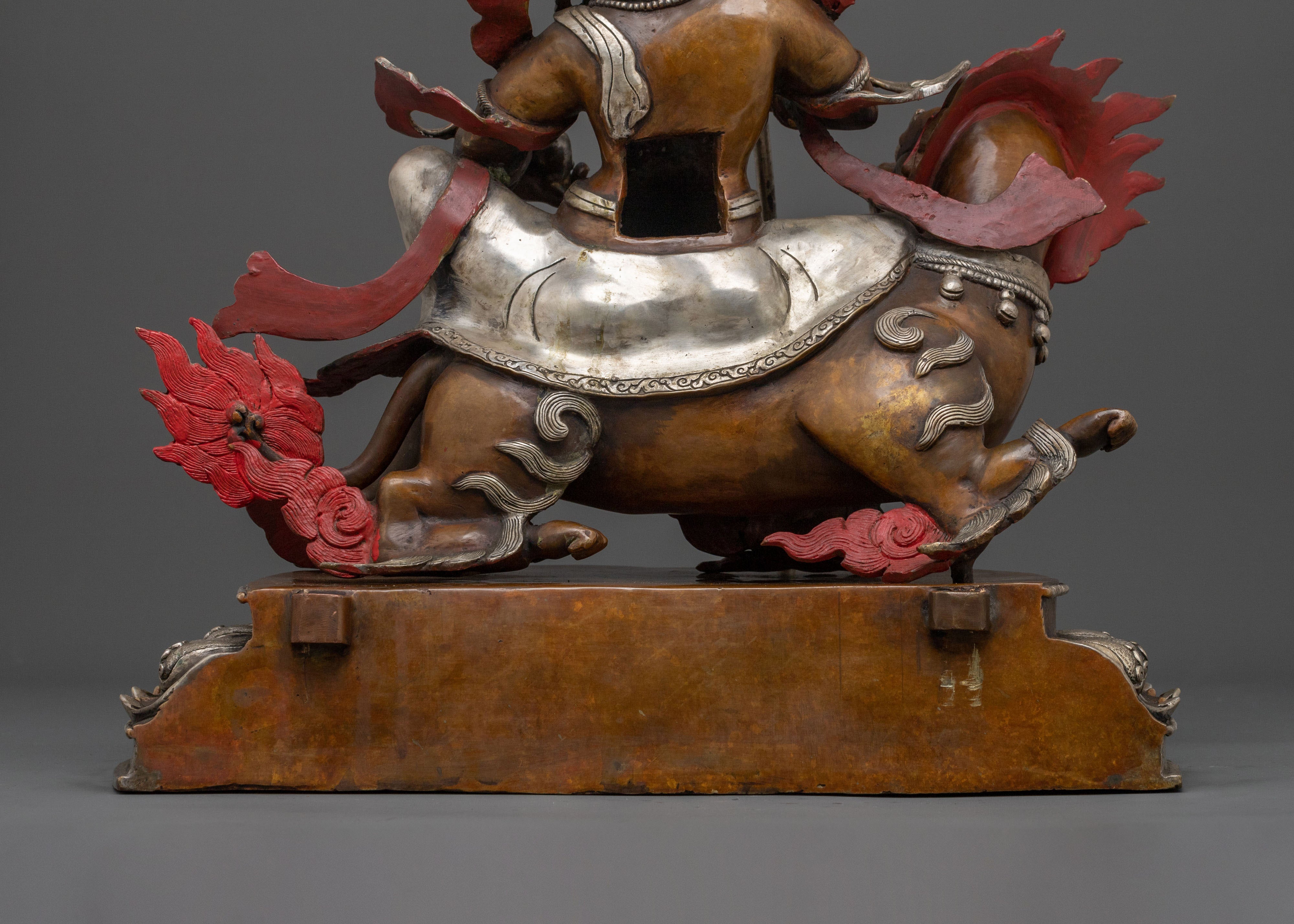Hand-Carved Namtoshe Statue | Wealth Guardian